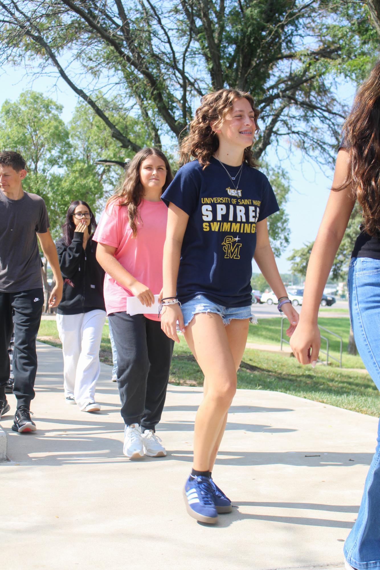 First day for new students (Photos by Kaelyn Kissack)