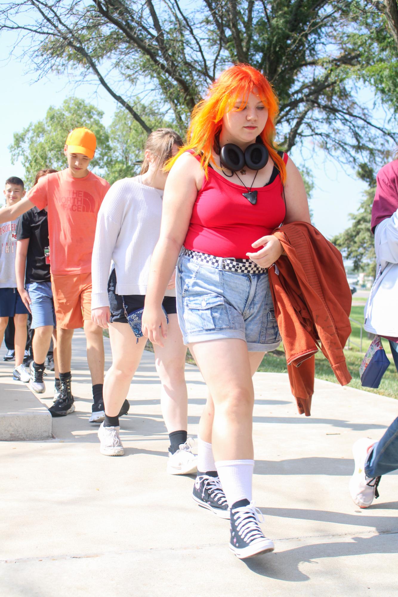 First day for new students (Photos by Kaelyn Kissack)