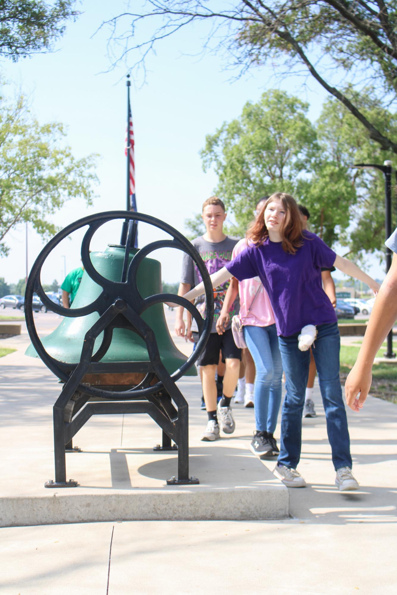 First day for new students (Photos by Kaelyn Kissack)