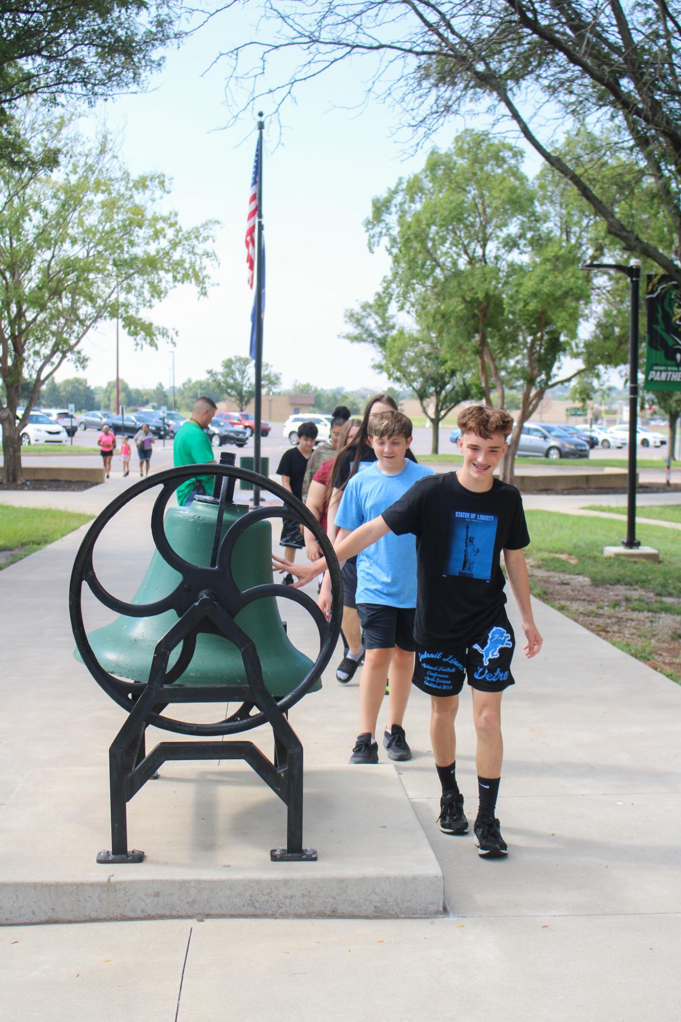 First day for new students (Photos by Kaelyn Kissack)