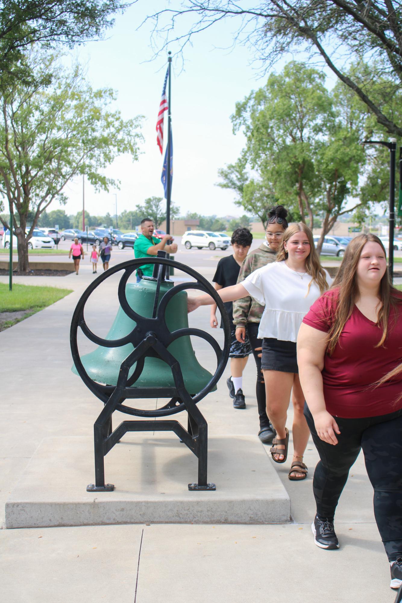 First day for new students (Photos by Kaelyn Kissack)