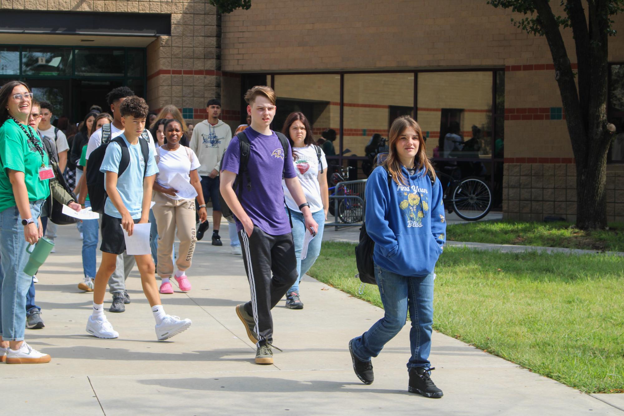 First day for new students (Photos by Kaelyn Kissack)