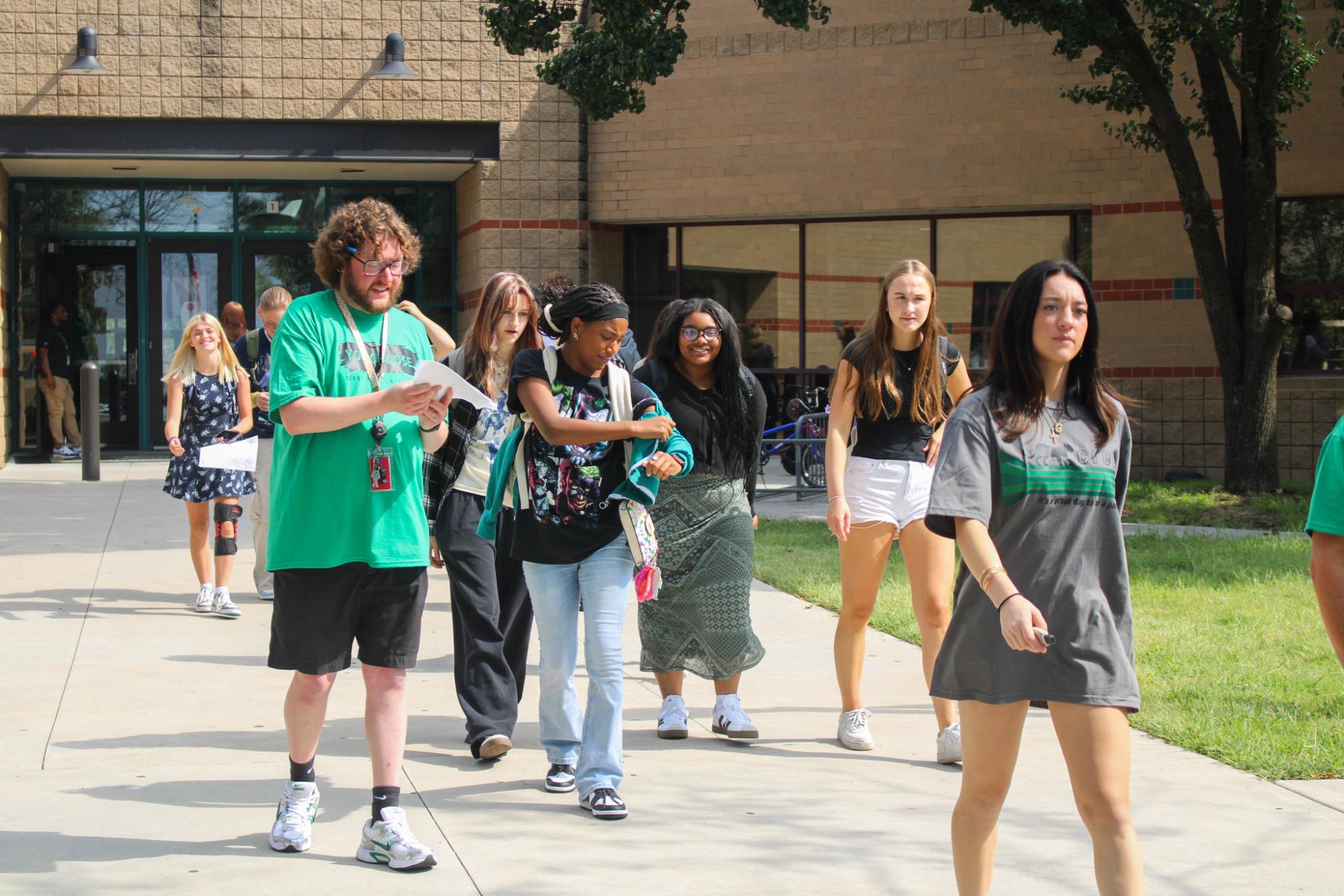 First day for new students (Photos by Kaelyn Kissack)