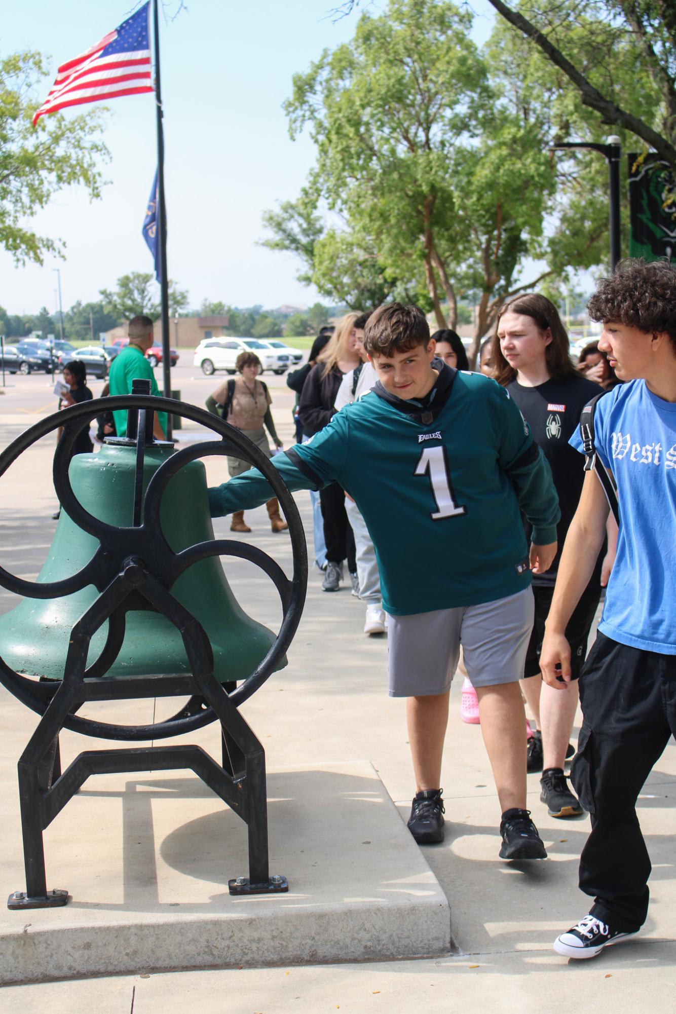 First day for new students (Photos by Kaelyn Kissack)