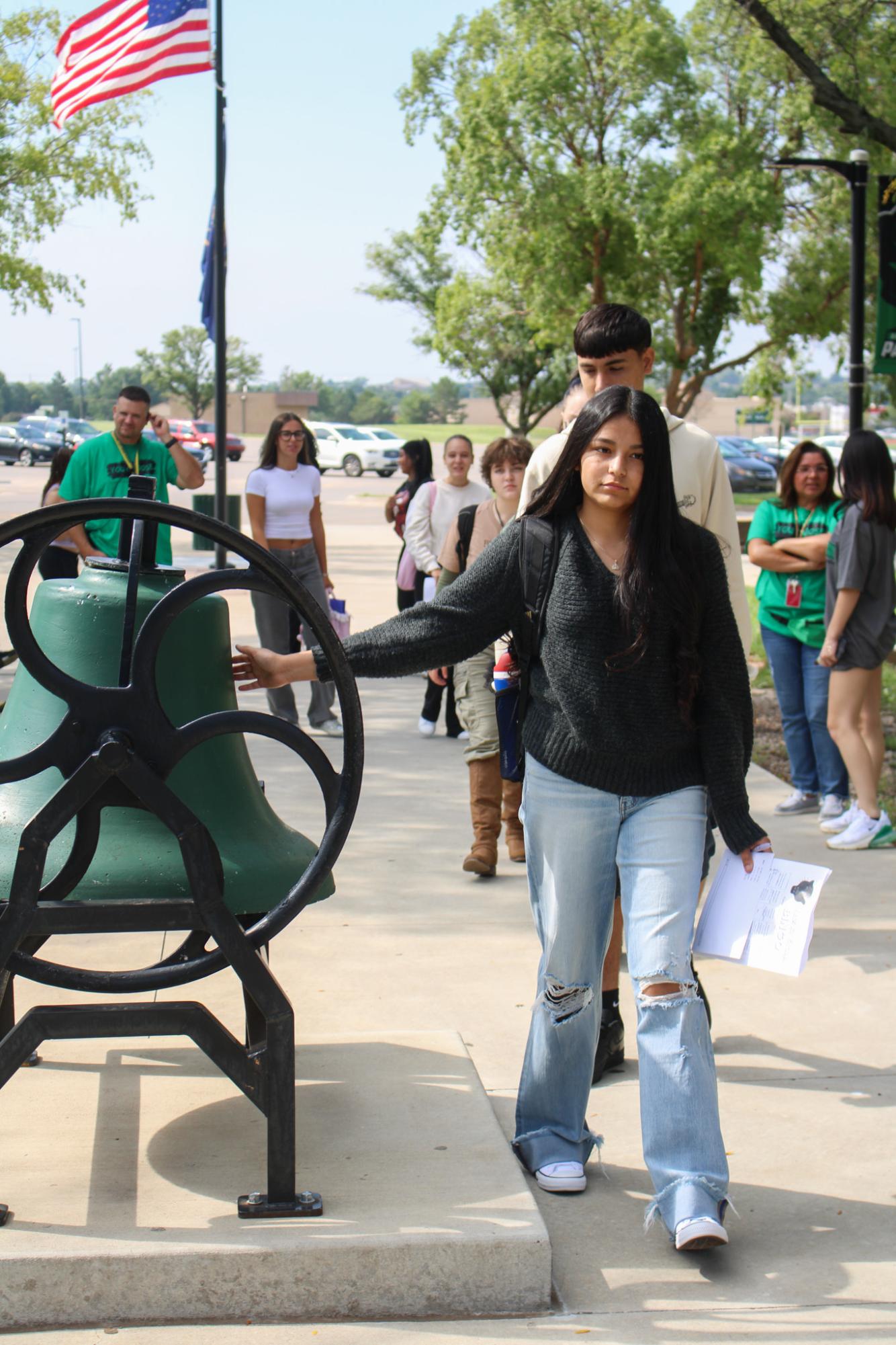 First day for new students (Photos by Kaelyn Kissack)