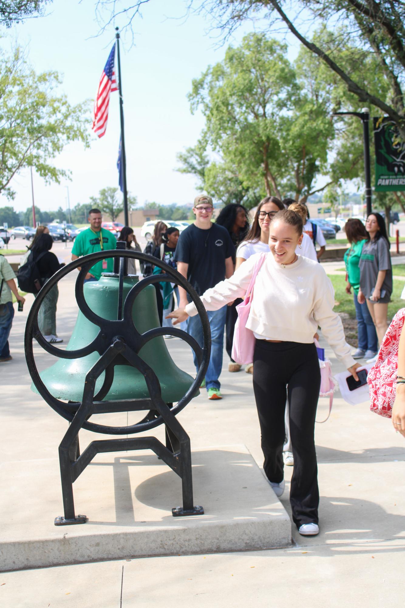 First day for new students (Photos by Kaelyn Kissack)