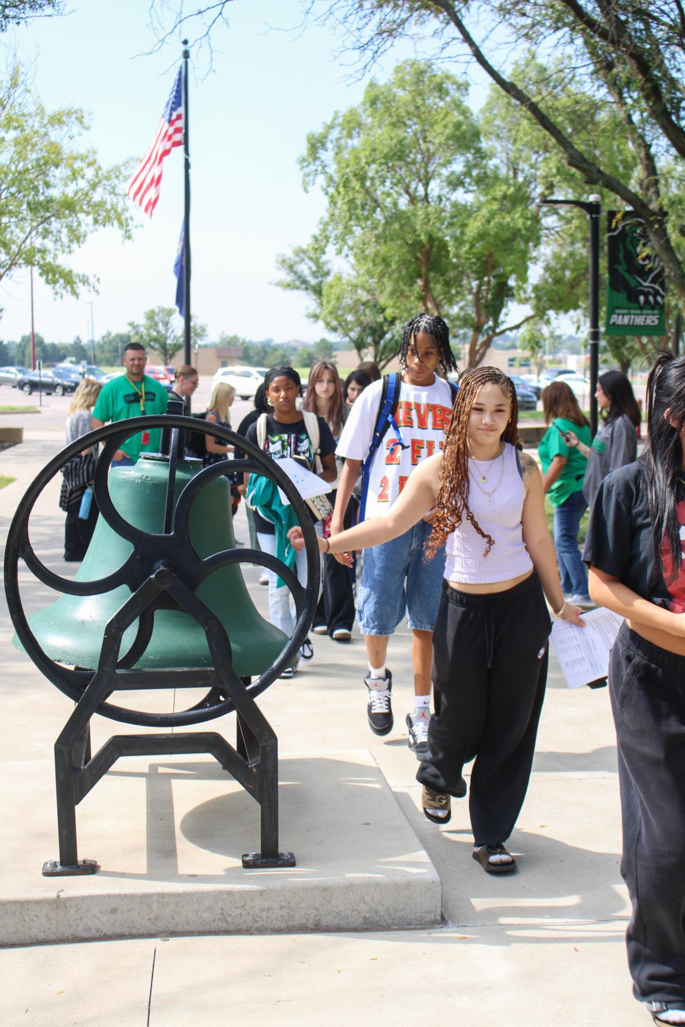 First day for new students (Photos by Kaelyn Kissack)