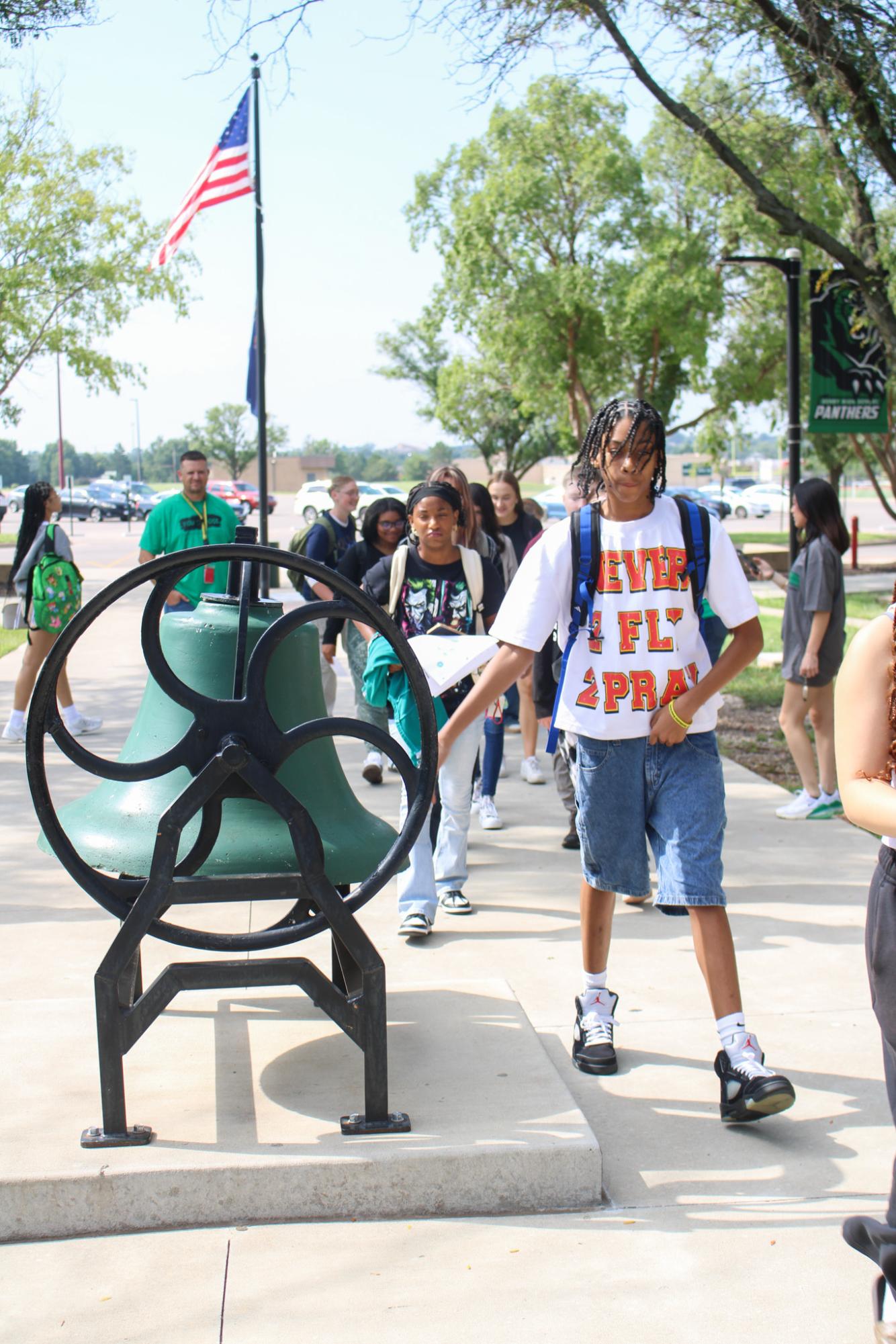 First day for new students (Photos by Kaelyn Kissack)