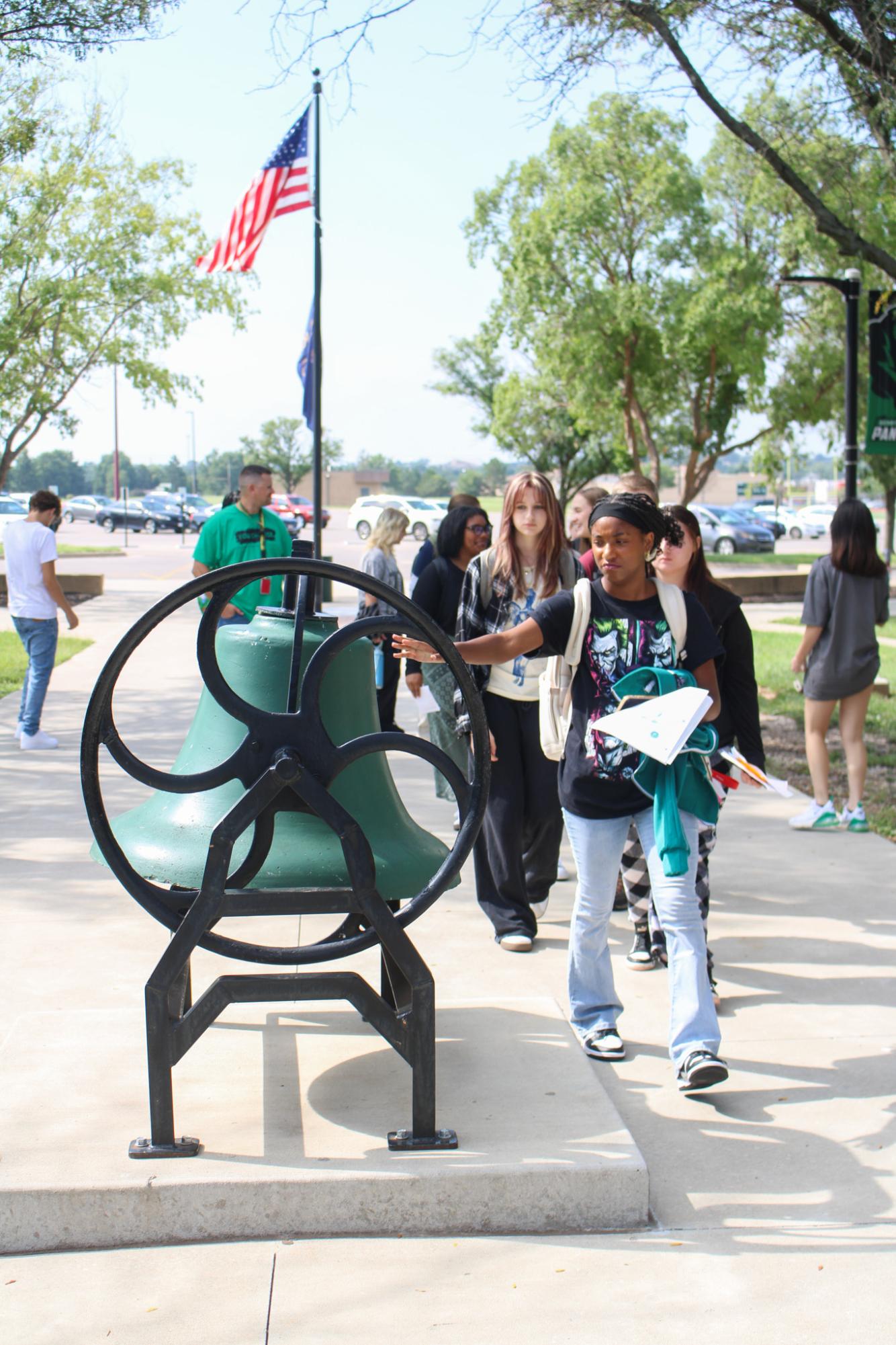 First day for new students (Photos by Kaelyn Kissack)