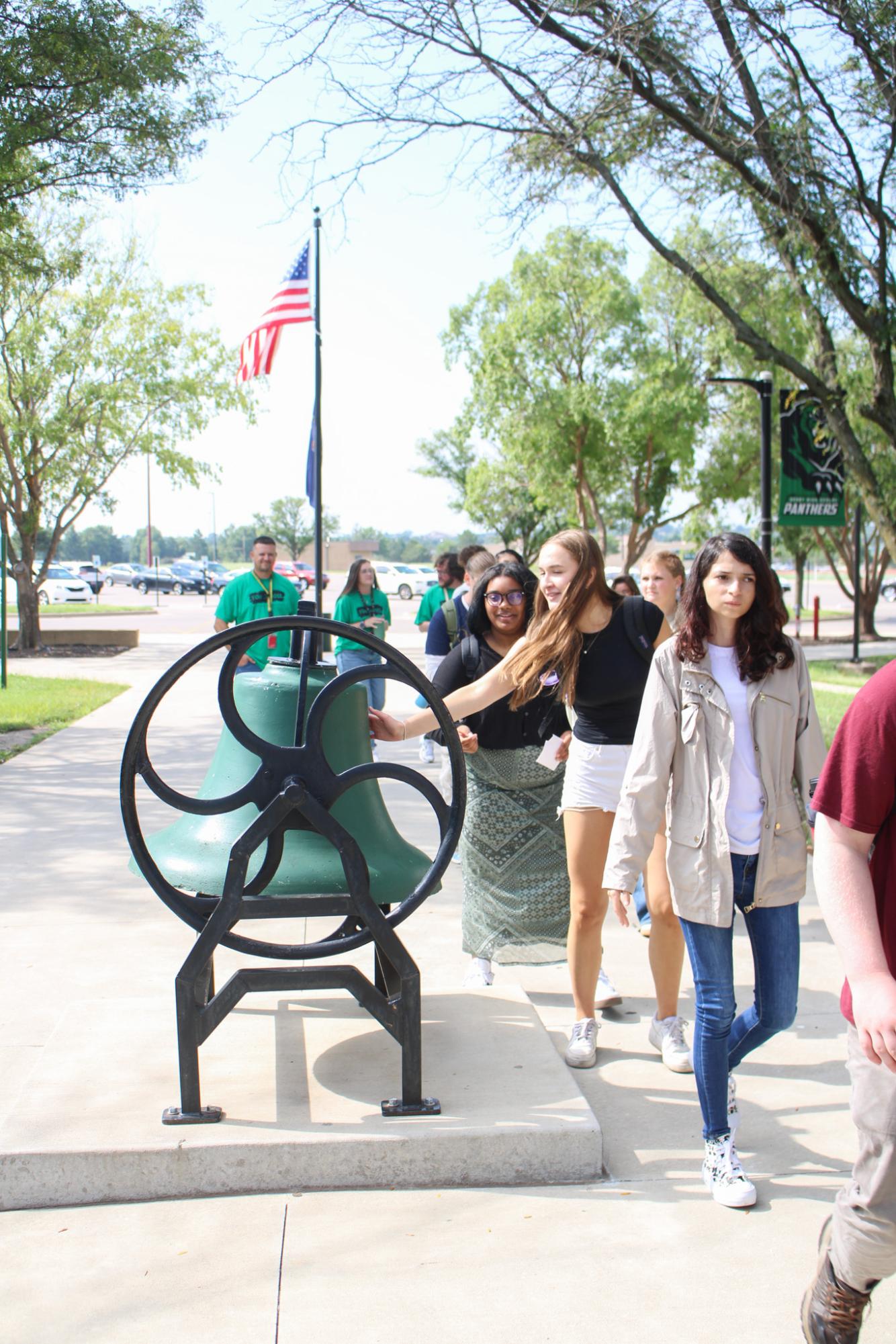 First day for new students (Photos by Kaelyn Kissack)