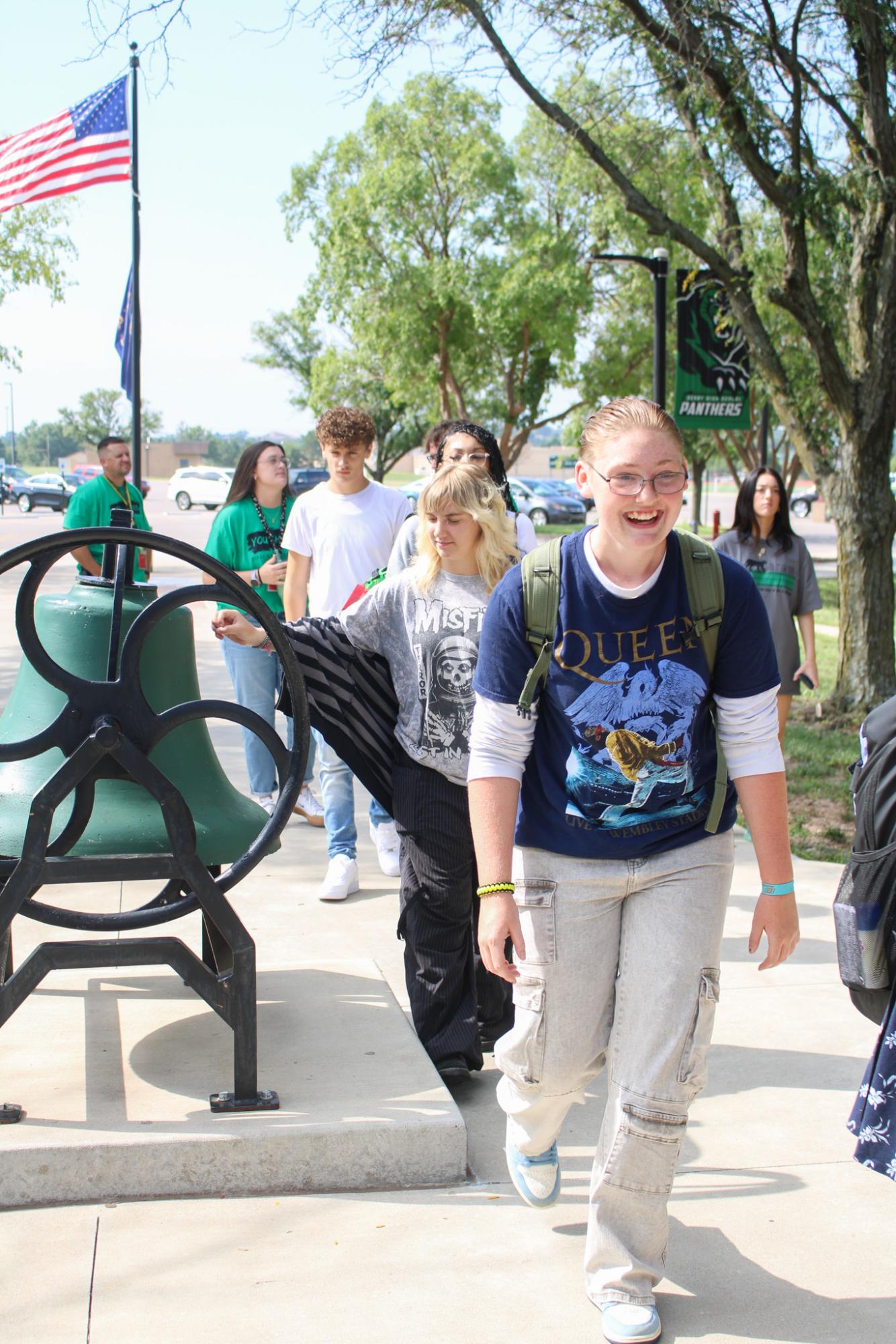 First day for new students (Photos by Kaelyn Kissack)