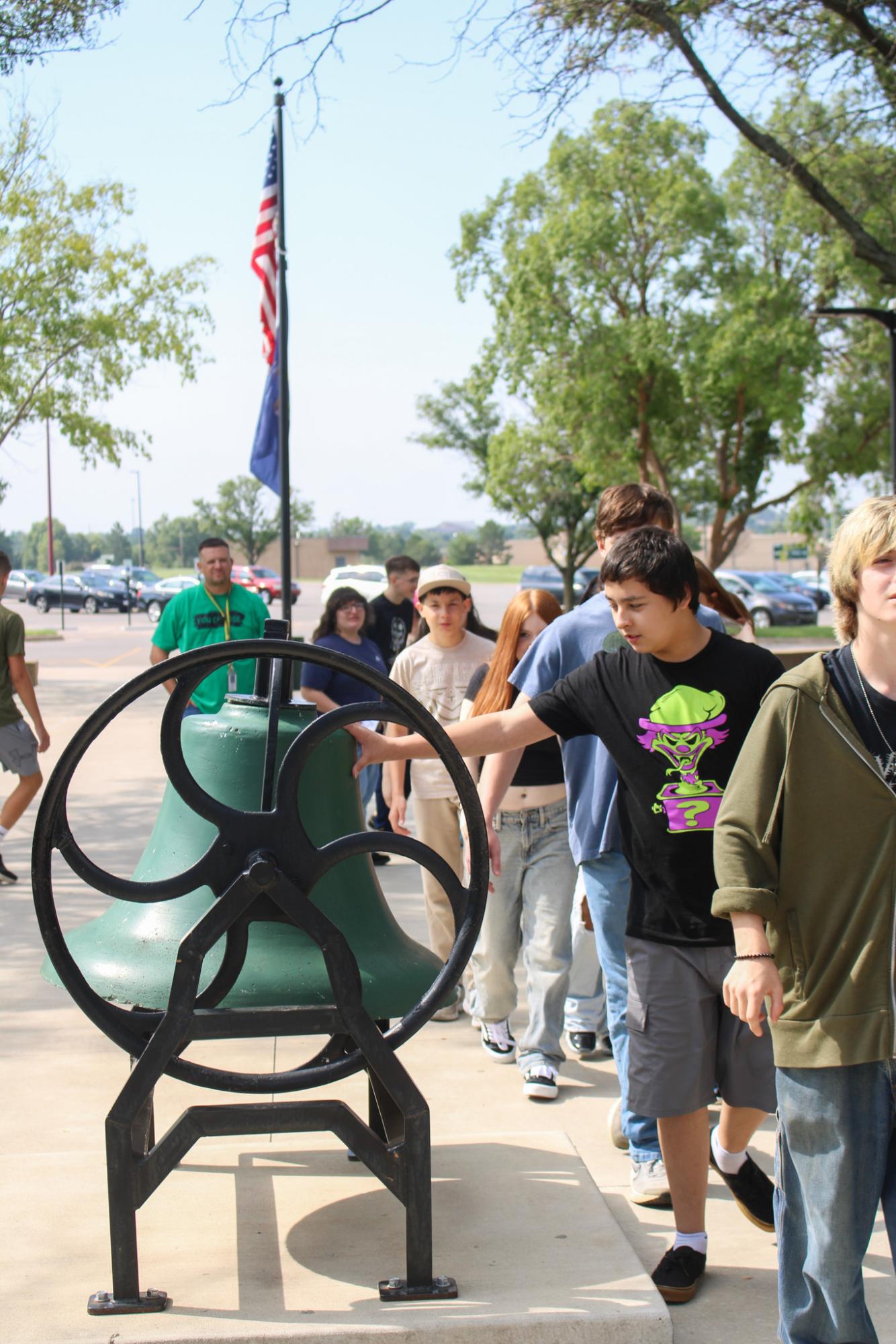 First day for new students (Photos by Kaelyn Kissack)