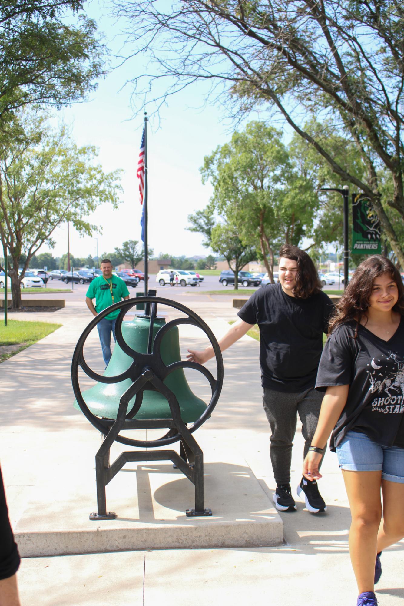 First day for new students (Photos by Kaelyn Kissack)