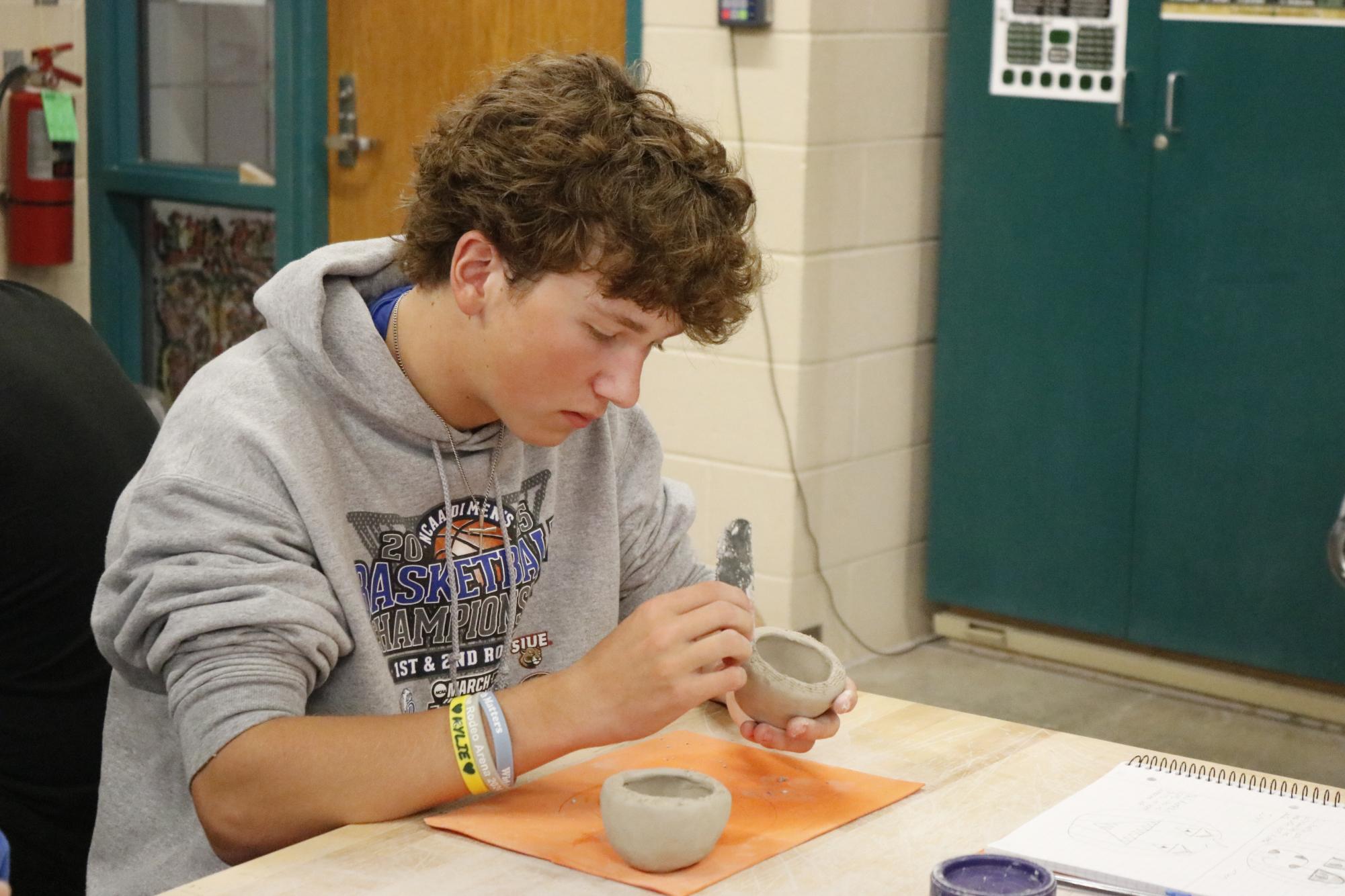 Clay Class (Photos by Emmersyn Bonebrake)