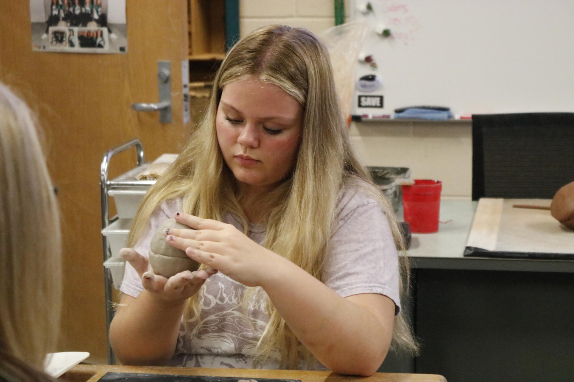 Clay Class (Photos by Emmersyn Bonebrake)