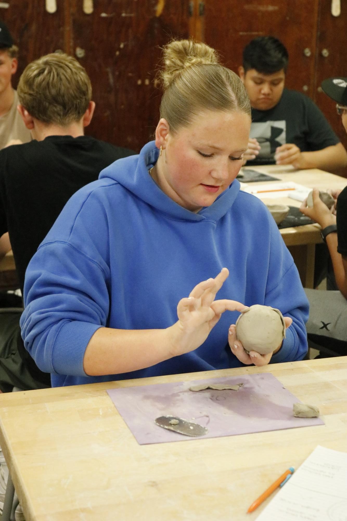 Clay Class (Photos by Emmersyn Bonebrake)