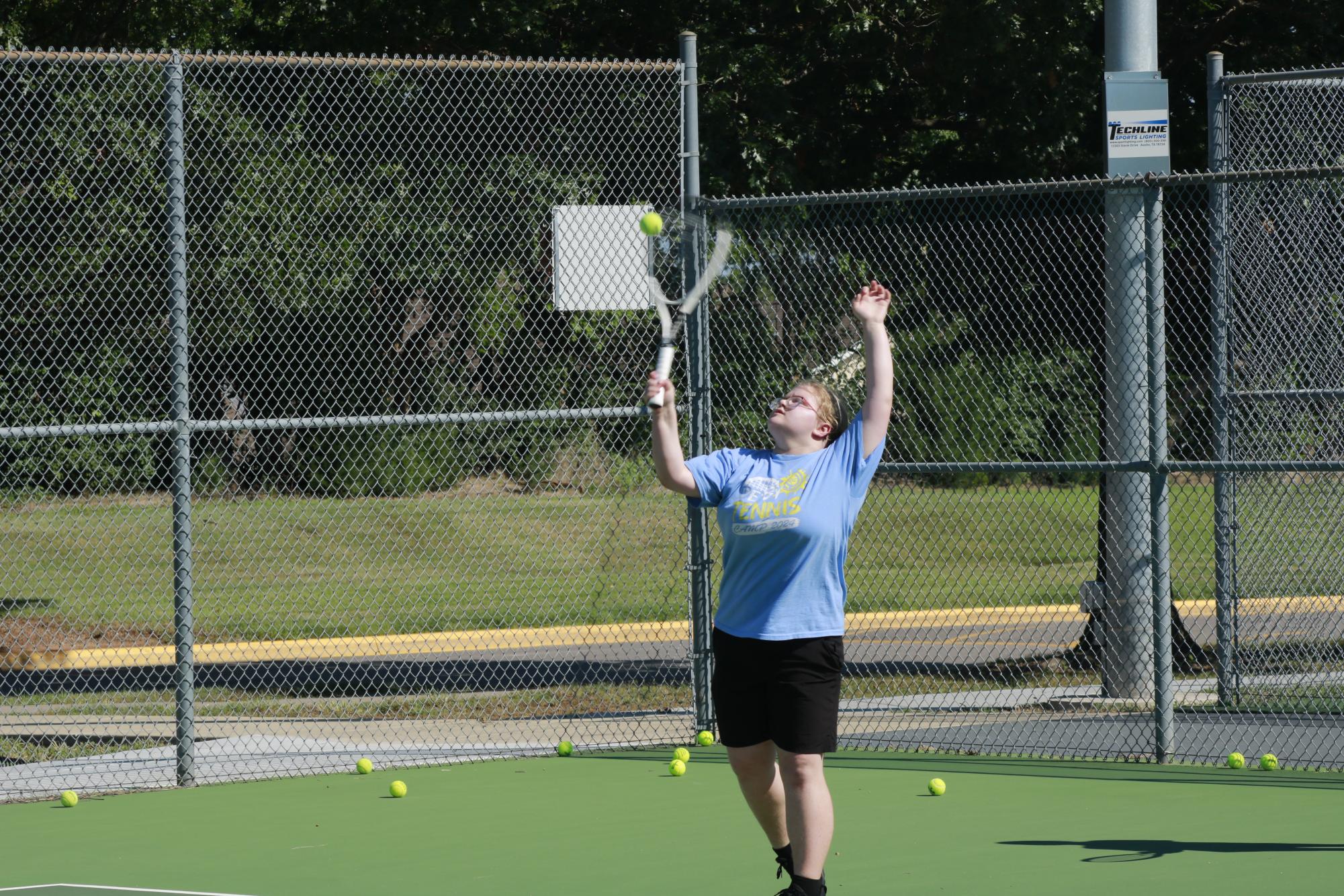 Tennis Practice (Photos by Samuel Shulda)