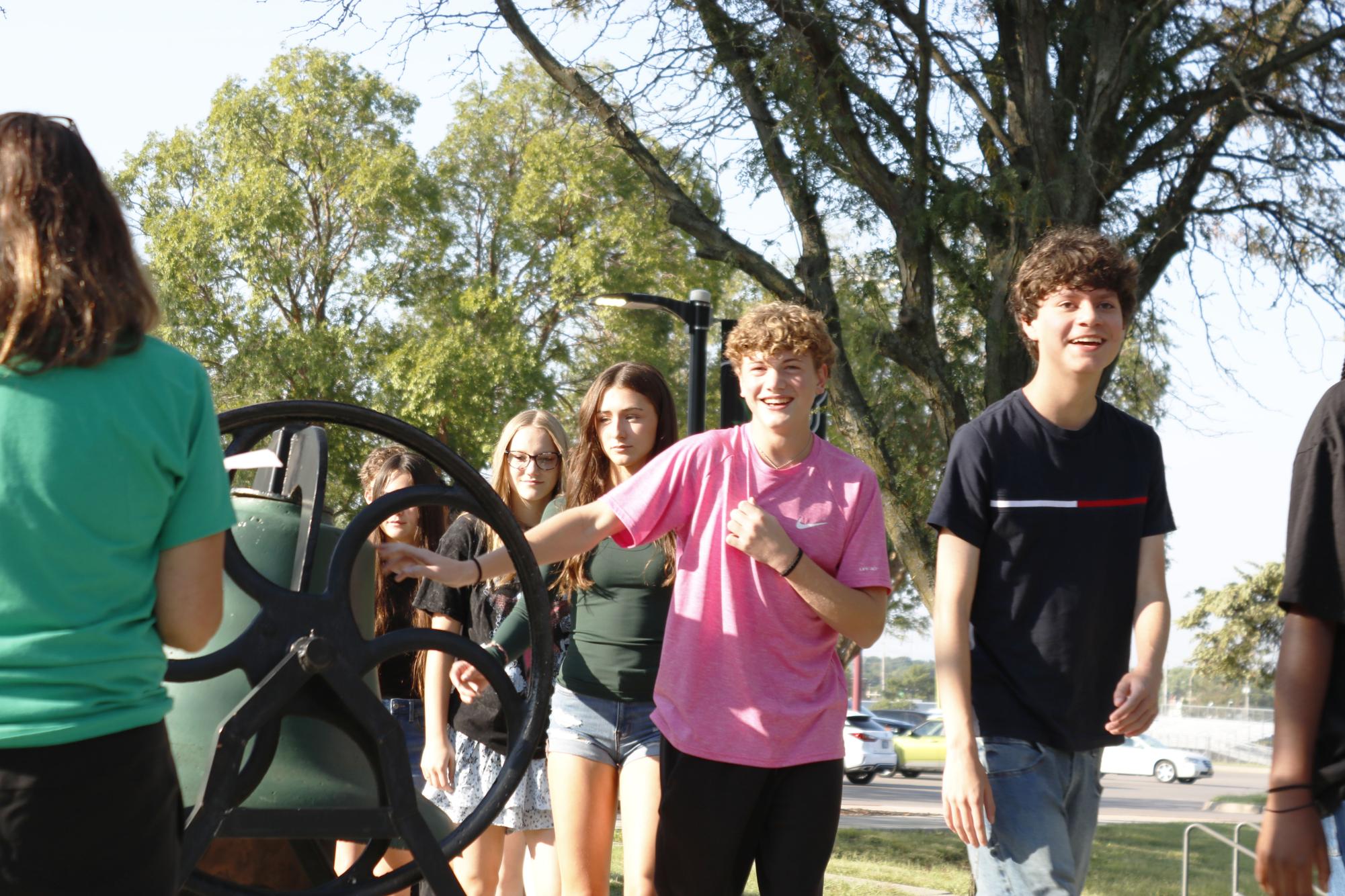 First day for new students (Photos by Emma Searle)