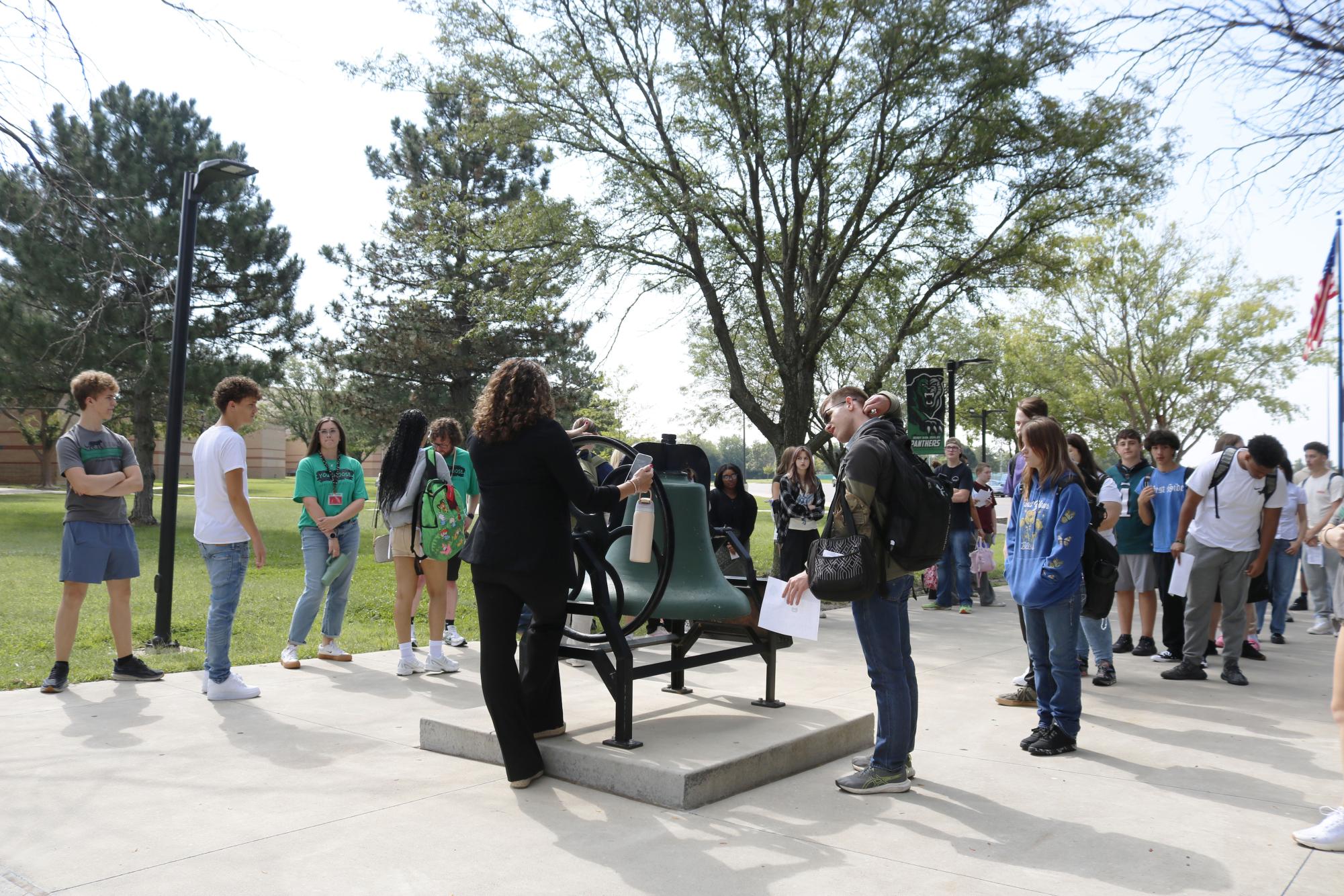 First day for new students (Photos by Emma Searle)