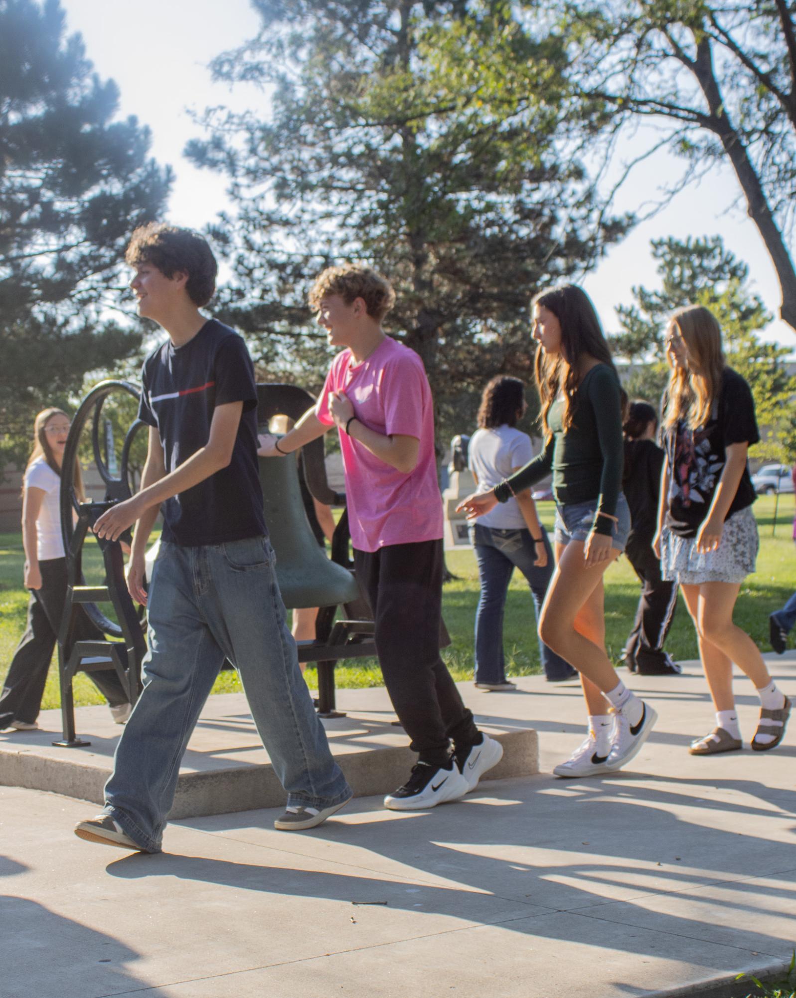 Freshman first day (photos by Alex Flores)