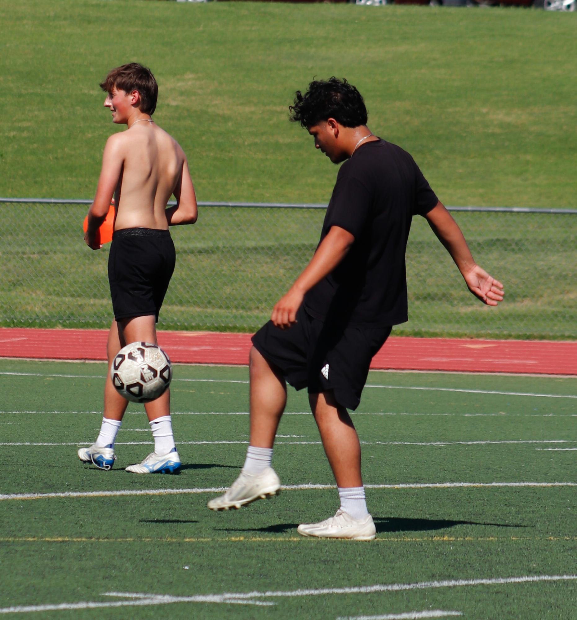Boys Soccer Tryouts (photos taken by Emmi Benson)