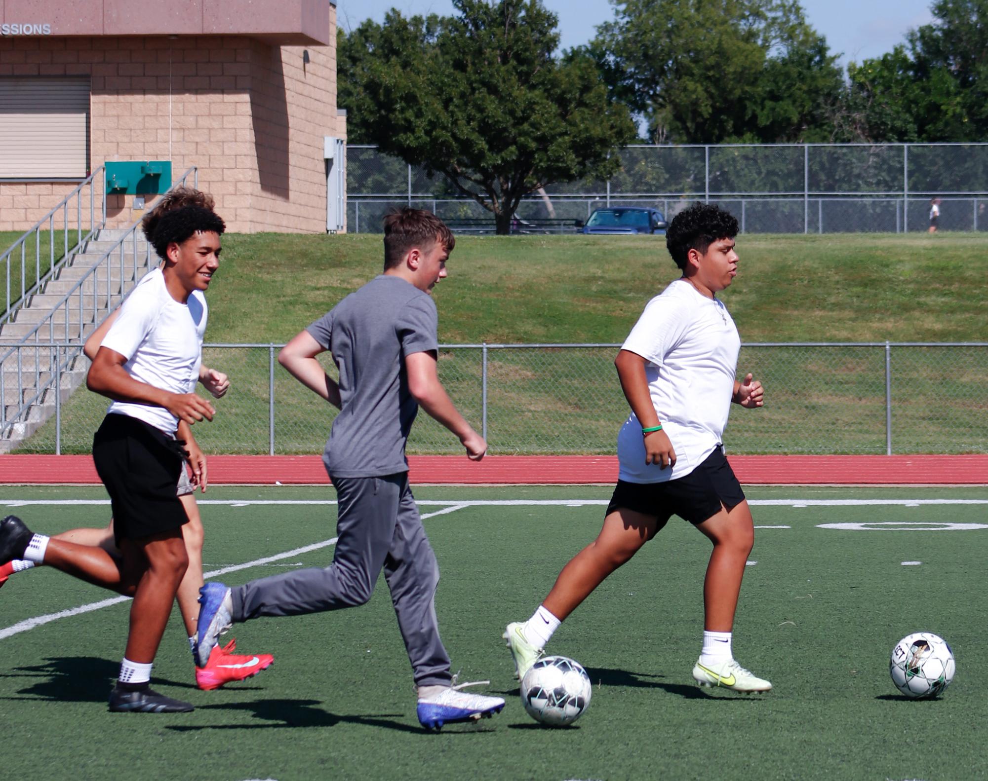 Boys Soccer Tryouts (photos taken by Emmi Benson)