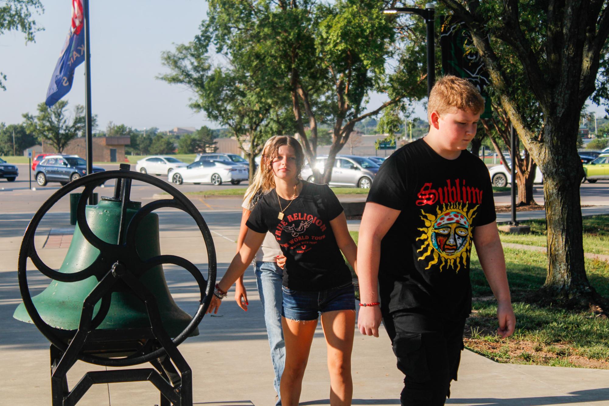 First day for new students (Photos by Maleea Sullivan)