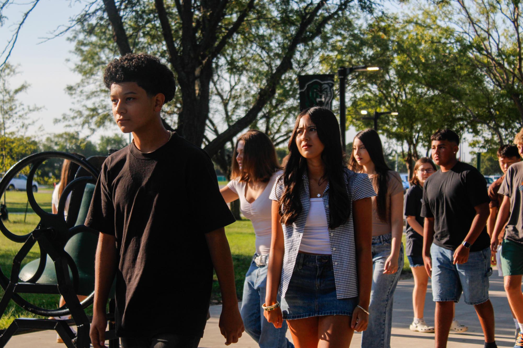 First day for new students (Photos by Maleea Sullivan)