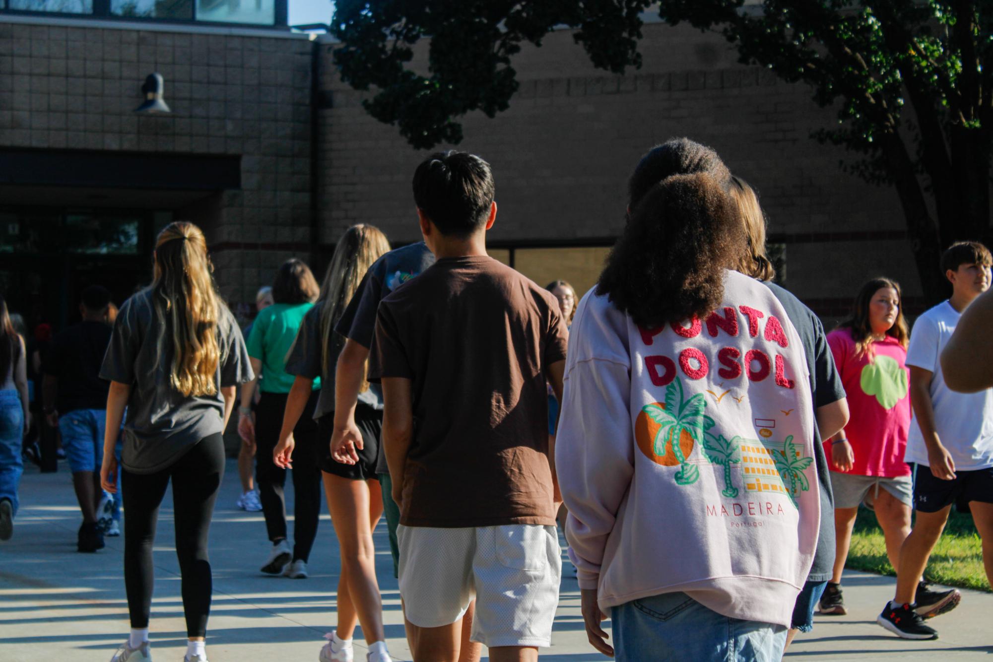 First day for new students (Photos by Maleea Sullivan)
