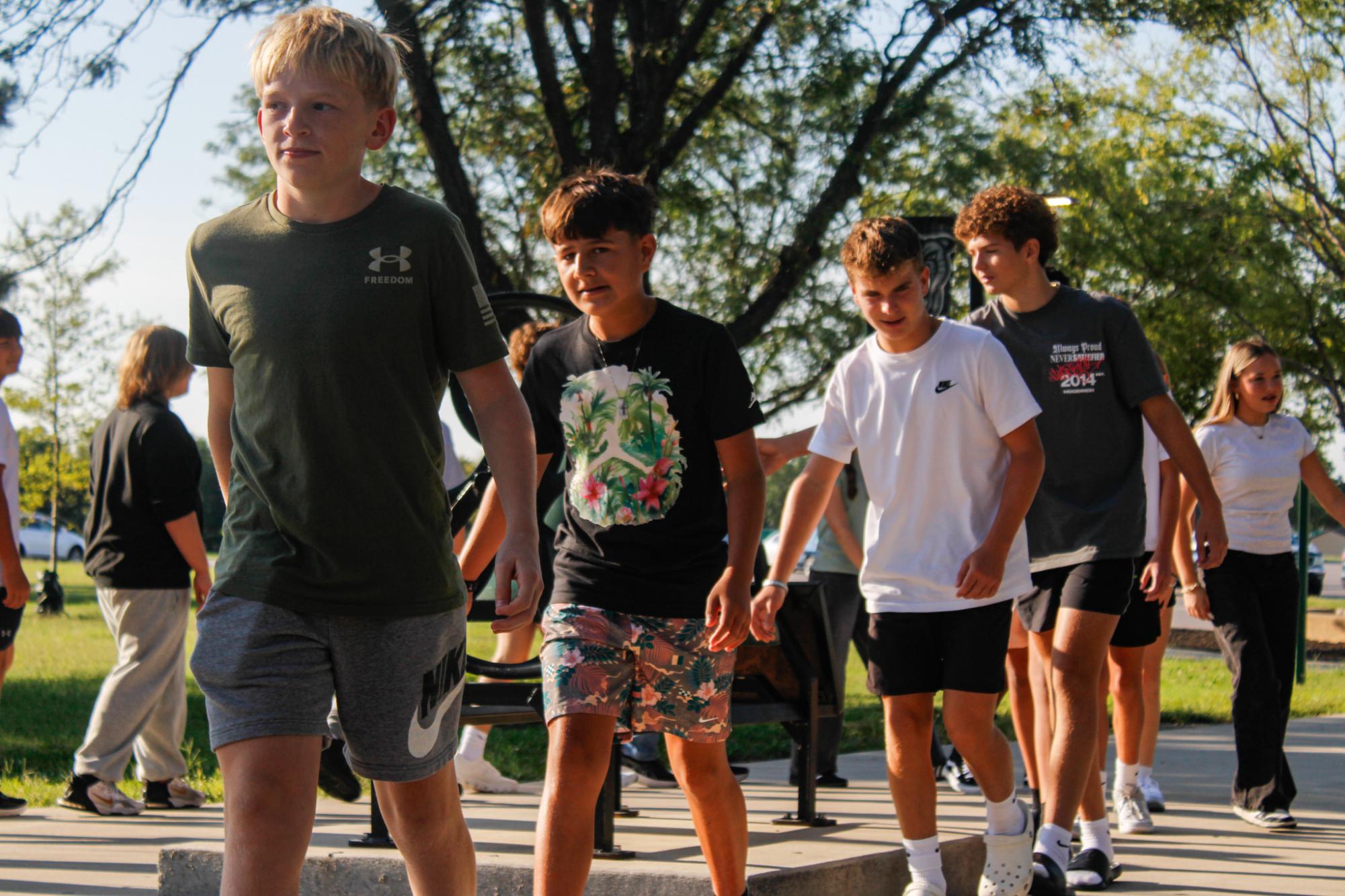 First day for new students (Photos by Maleea Sullivan)