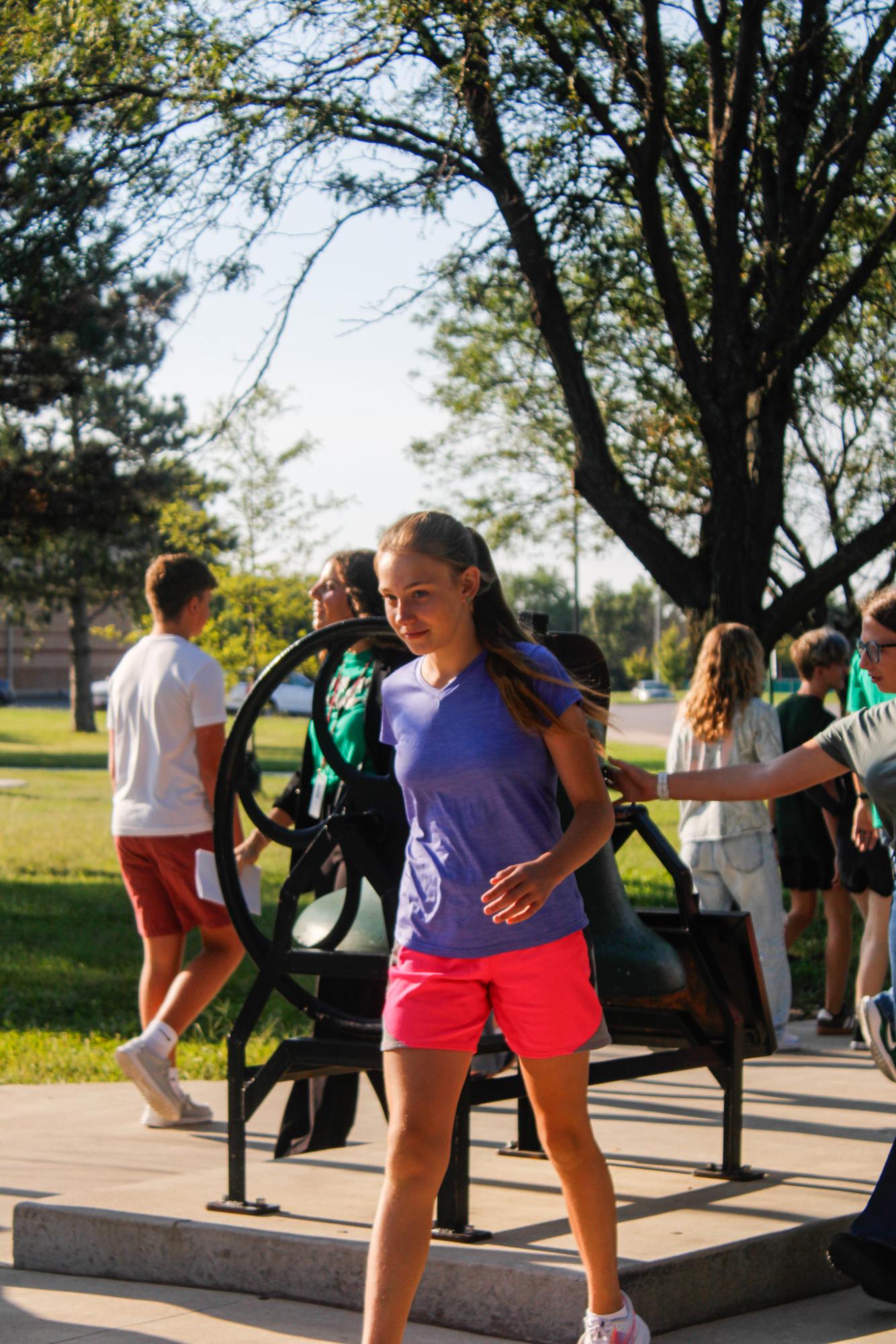 First day for new students (Photos by Maleea Sullivan)