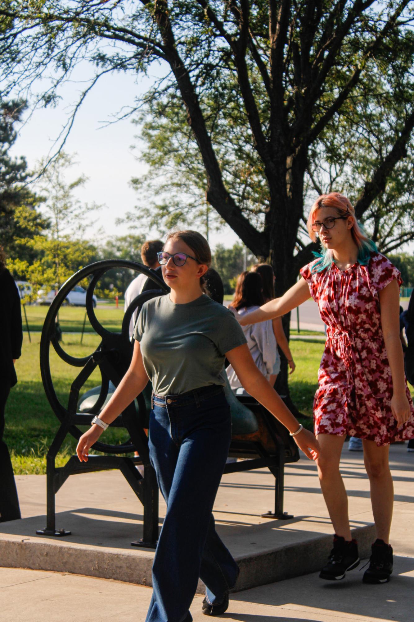 First day for new students (Photos by Maleea Sullivan)