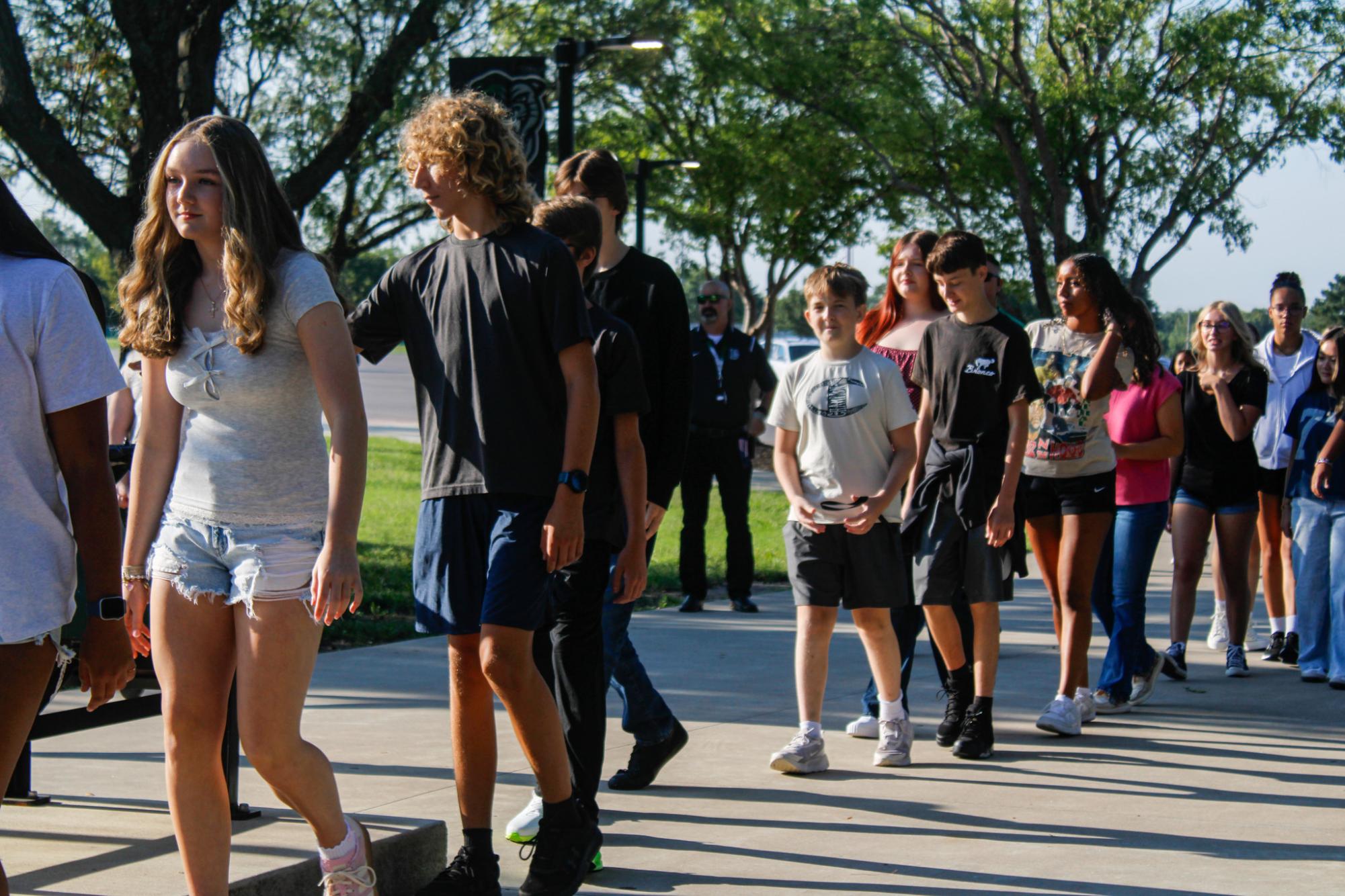 First day for new students (Photos by Maleea Sullivan)