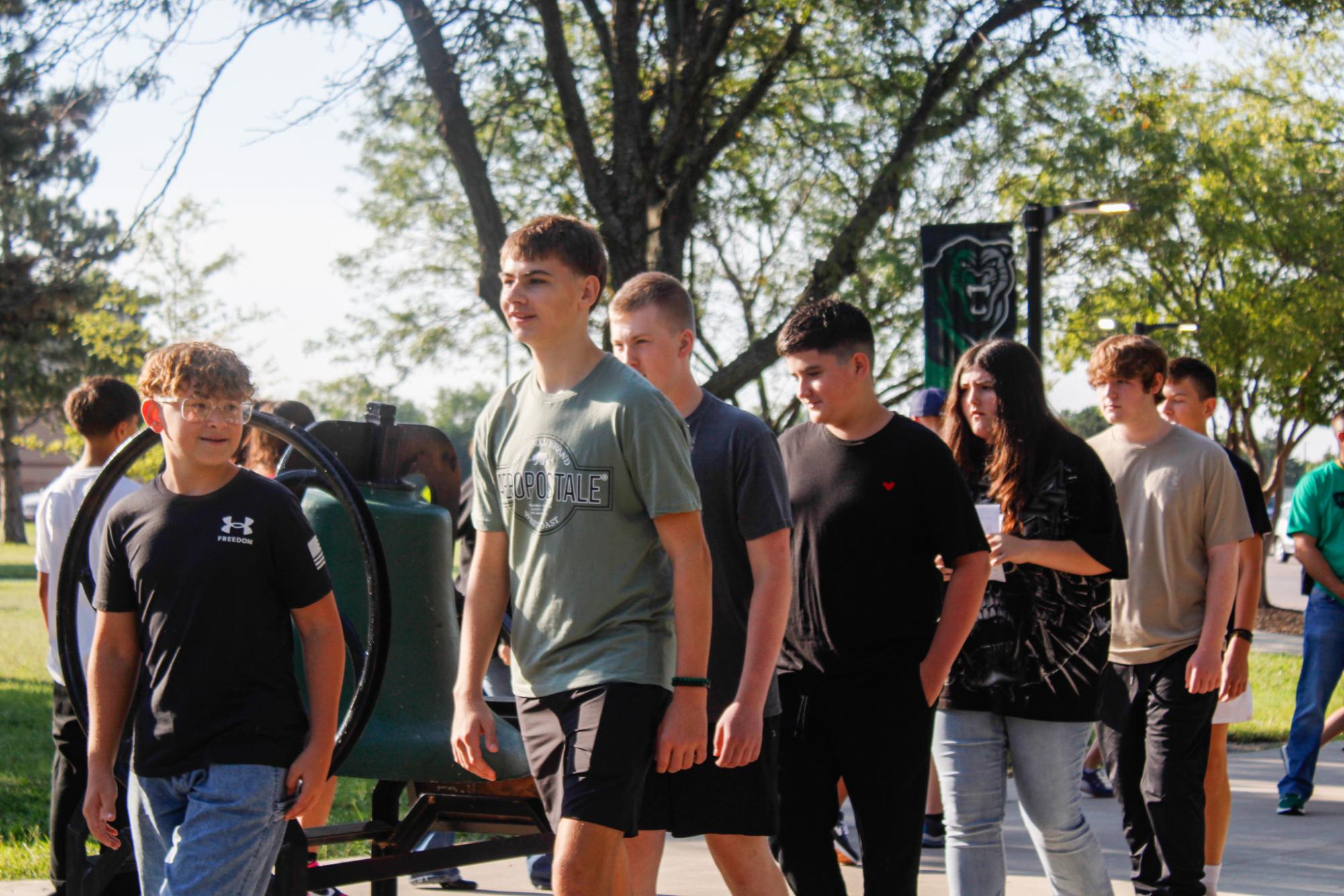 First day for new students (Photos by Maleea Sullivan)