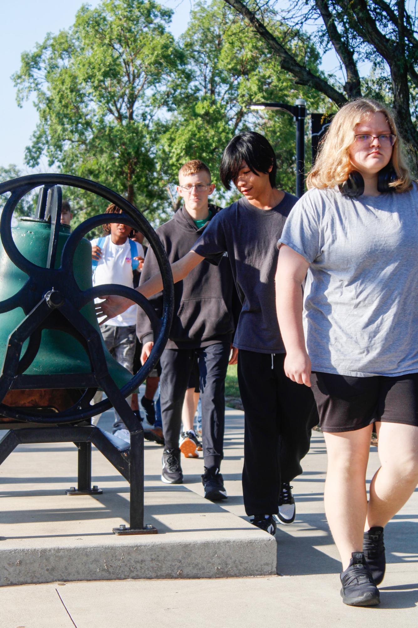 First day for new students (Photos by Maleea Sullivan)