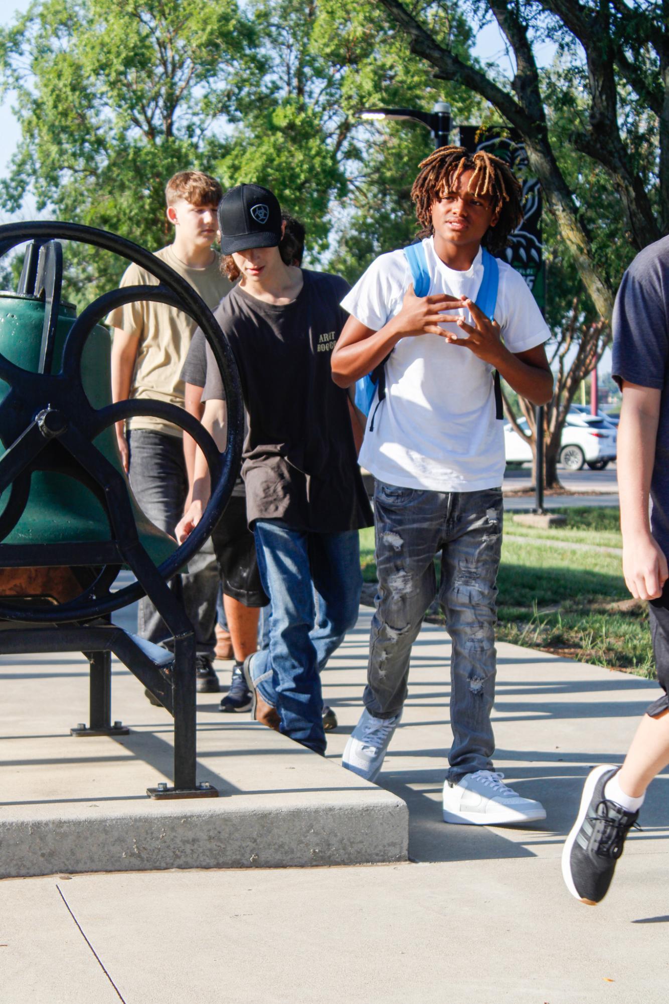 First day for new students (Photos by Maleea Sullivan)