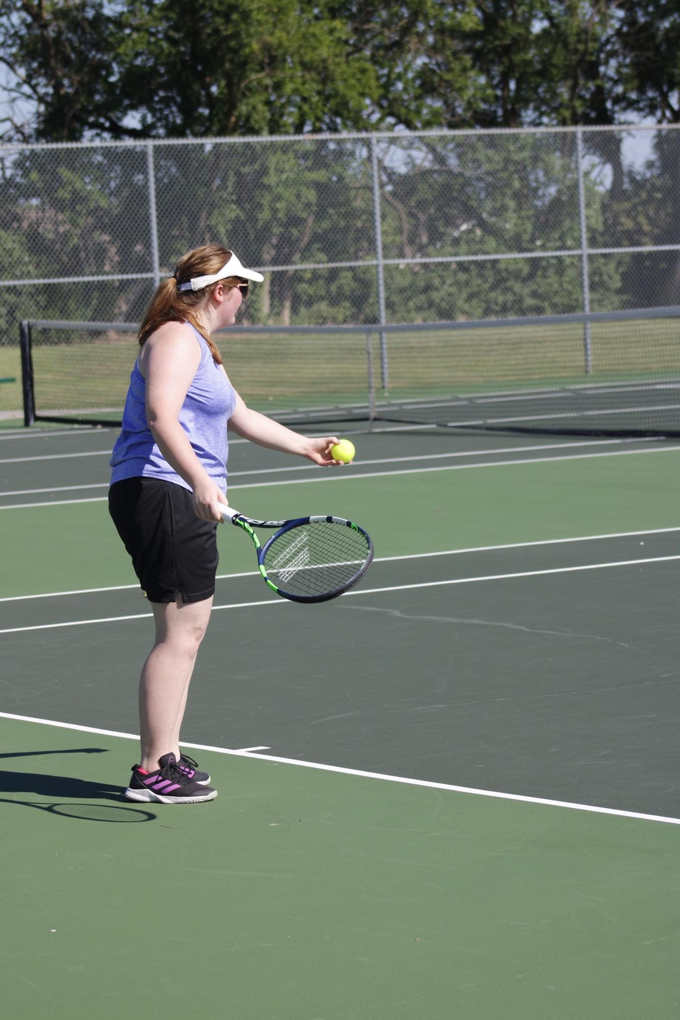 Girls Tennis Practice (Photos by Kameryn Feikert)