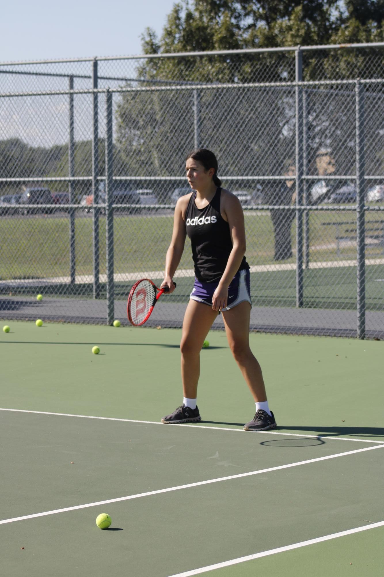 Girls Tennis Practice (Photos by Kameryn Feikert)