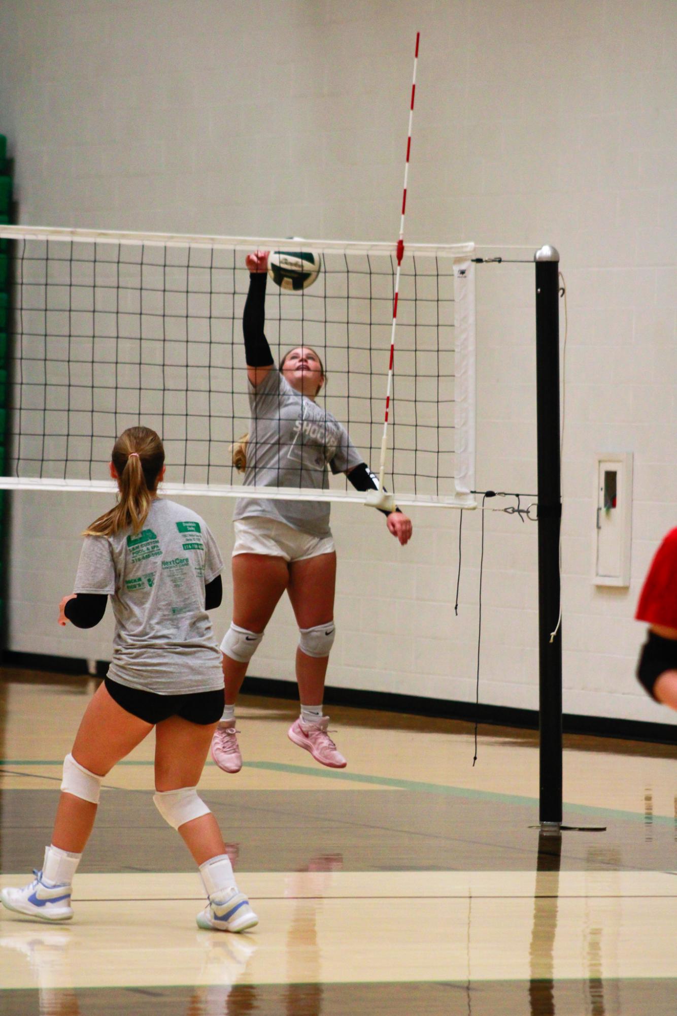 Volleyball practice (Photos by Teagan Kellogg)