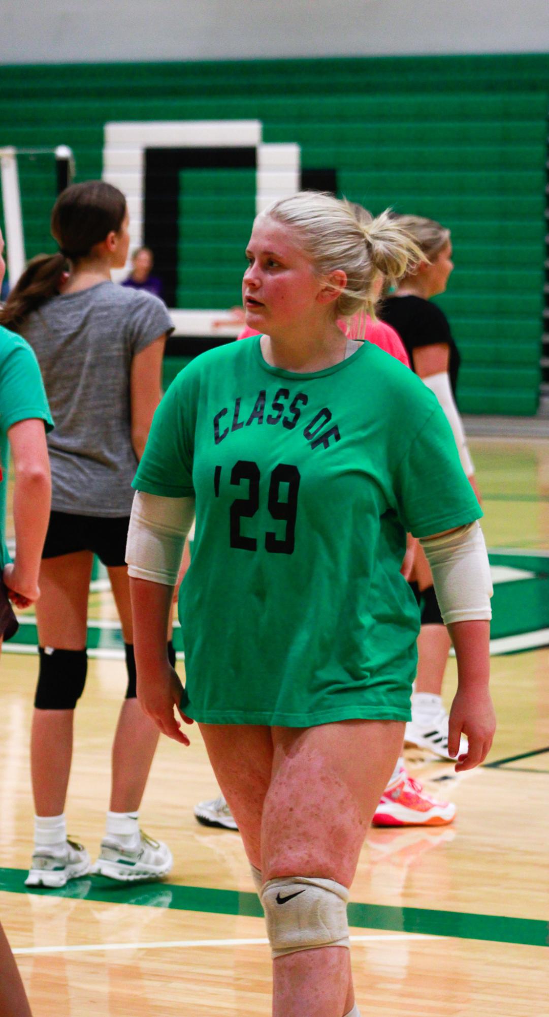 Volleyball practice (Photos by Teagan Kellogg)