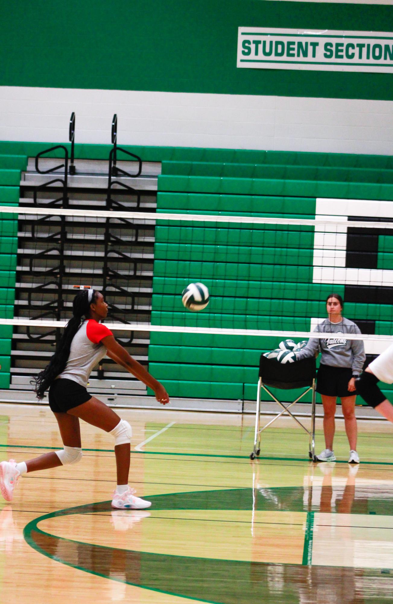 Volleyball practice (Photos by Teagan Kellogg)
