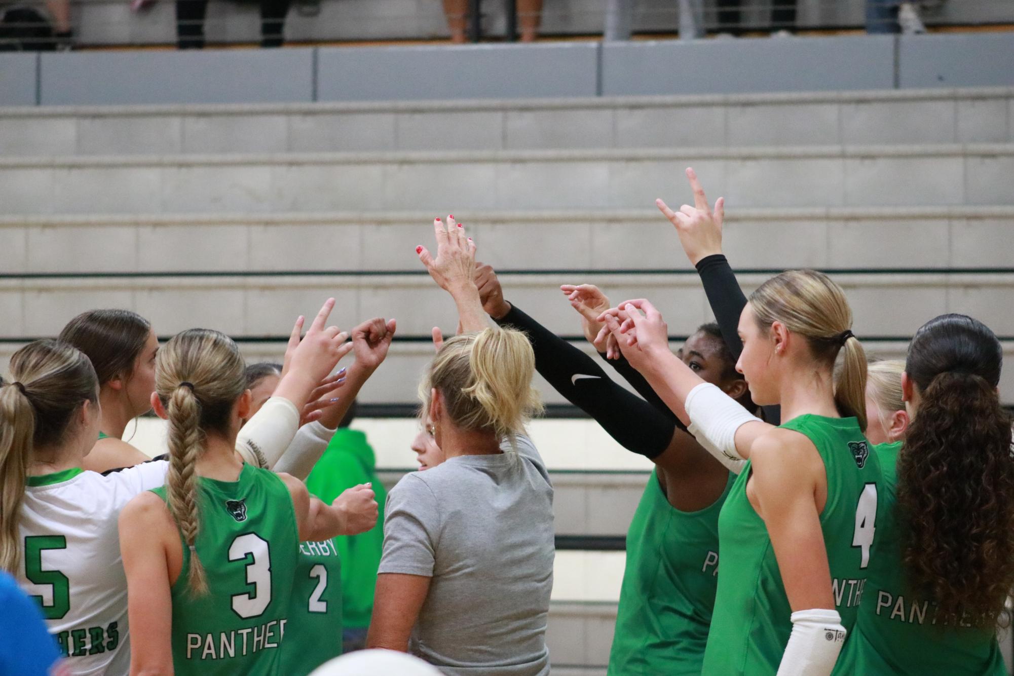 Volleyball vs. Maize South (Photos by Ella Davidson)