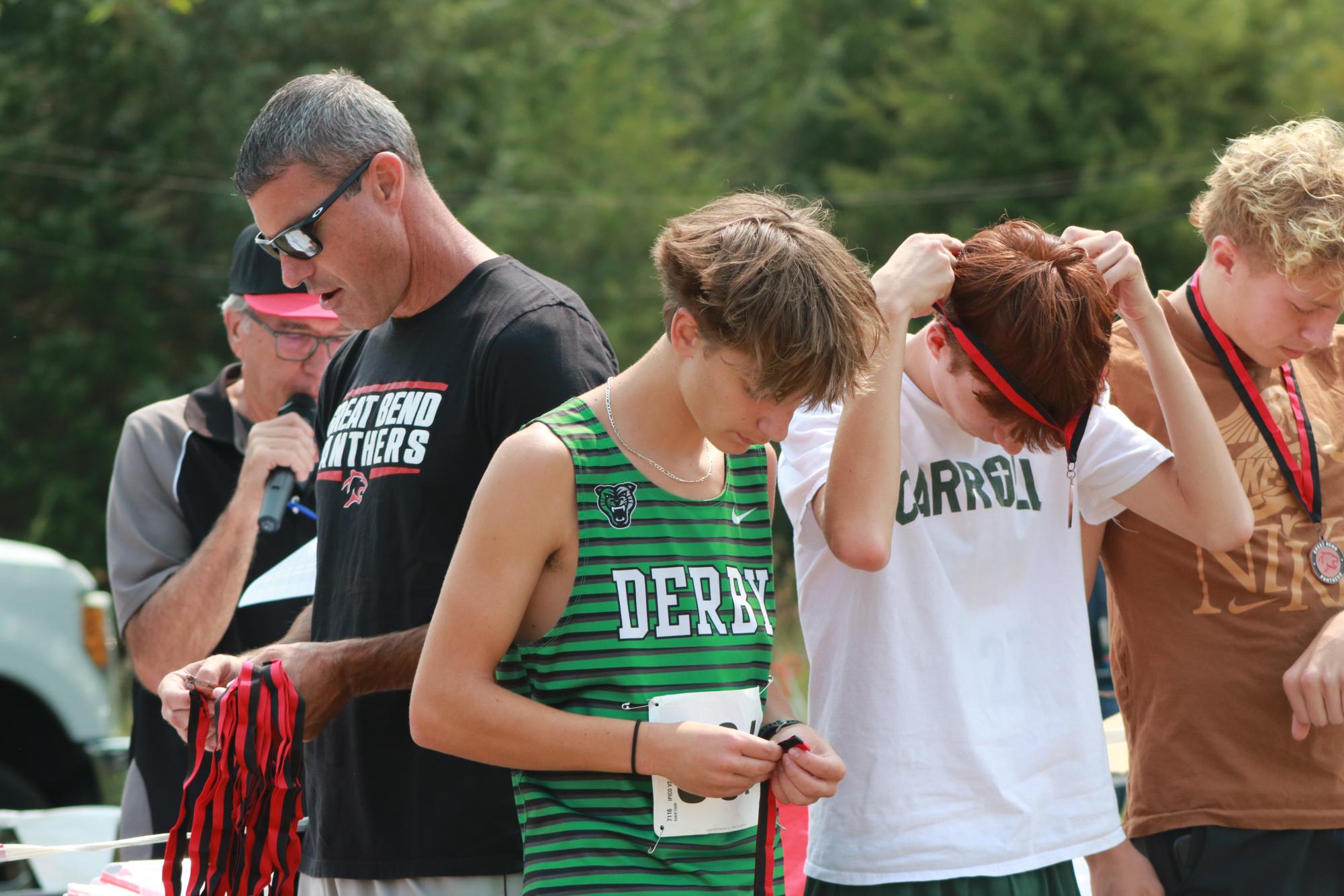 Cross country meet at Great Bend