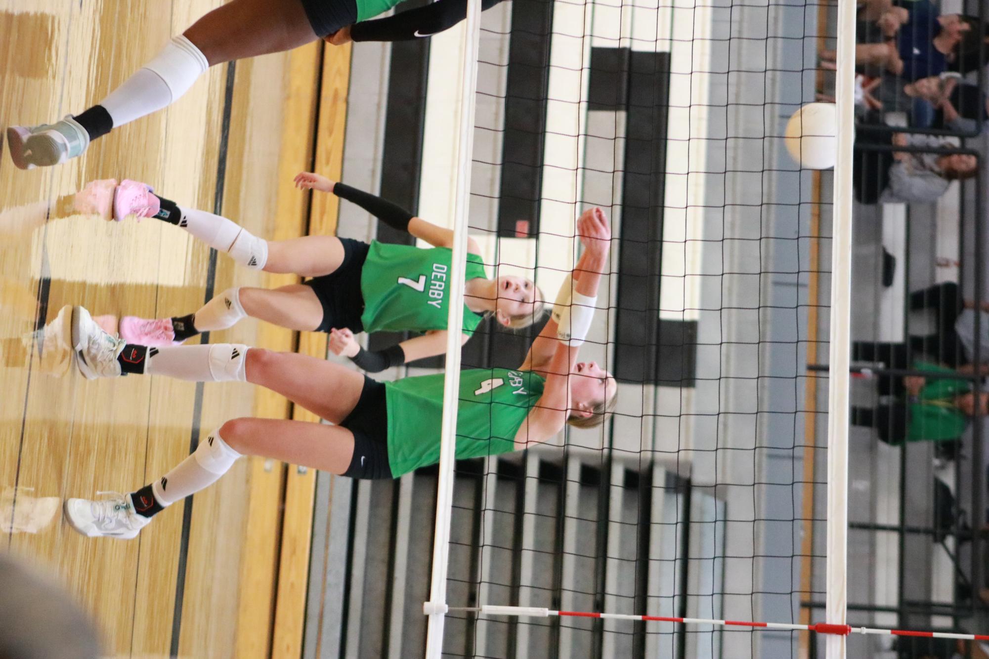 Volleyball vs. Maize South (Photos by Ella Davidson)