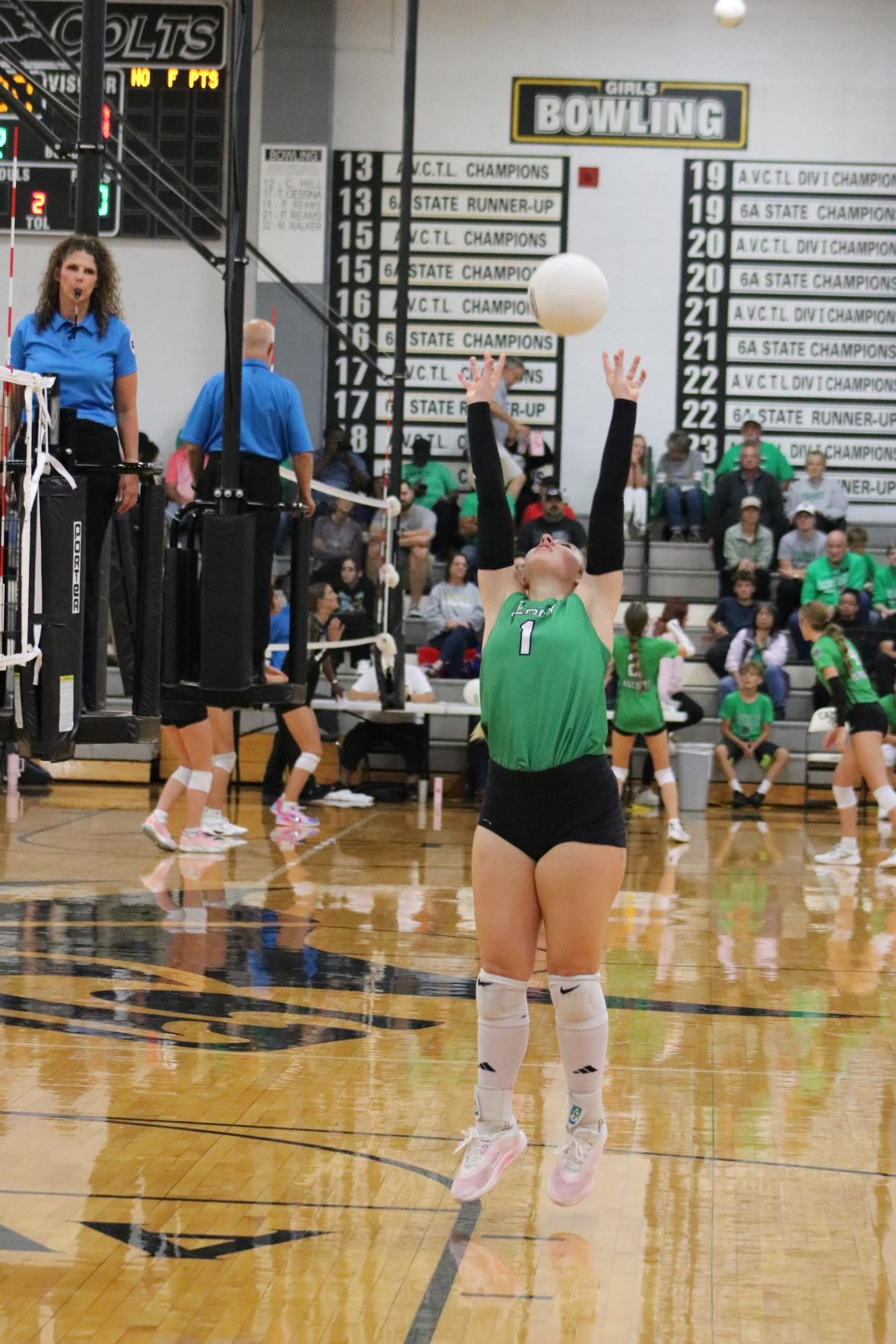Volleyball vs. Maize South (Photos by Ella Davidson)