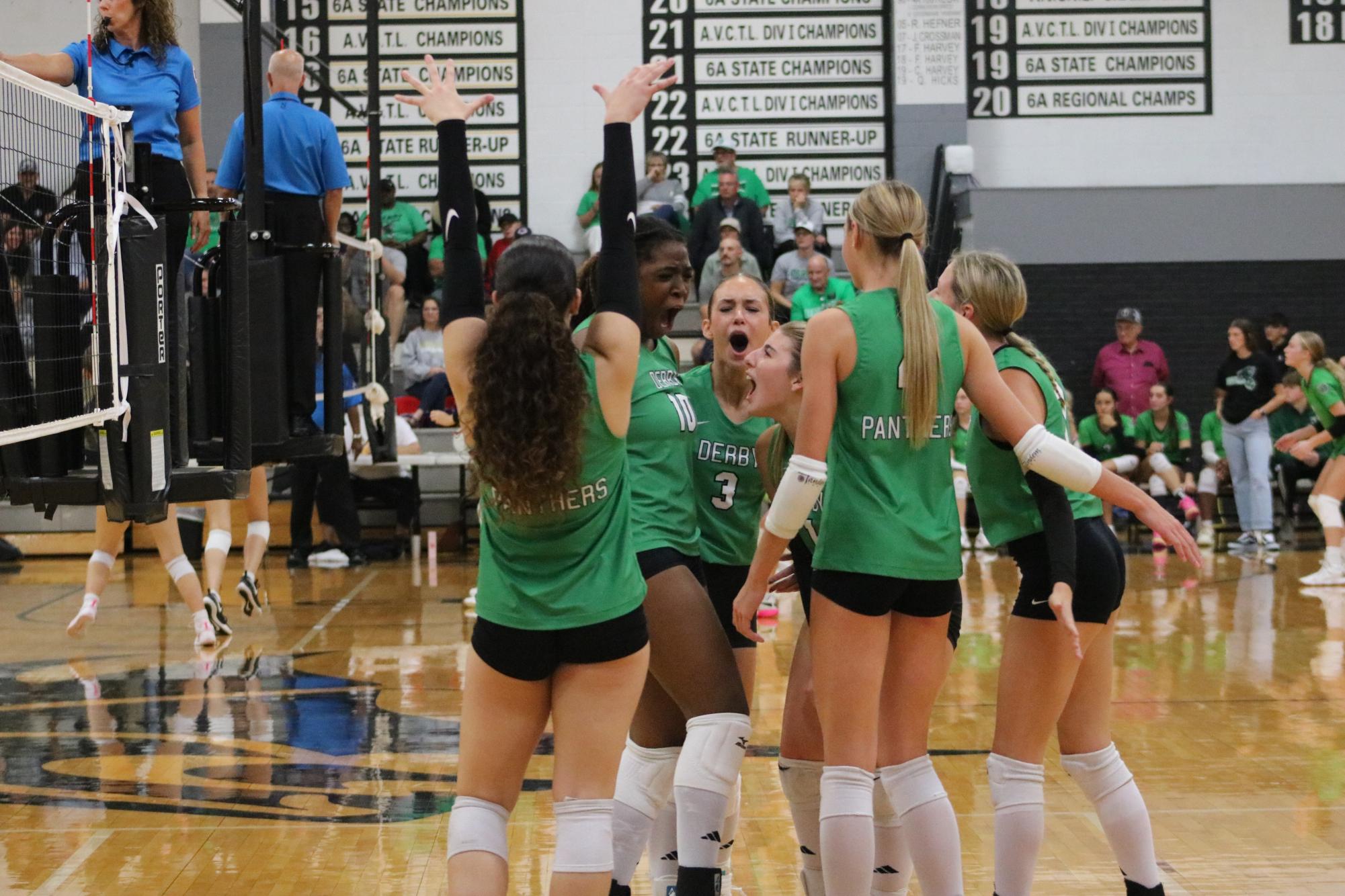 Volleyball vs. Maize South (Photos by Ella Davidson)