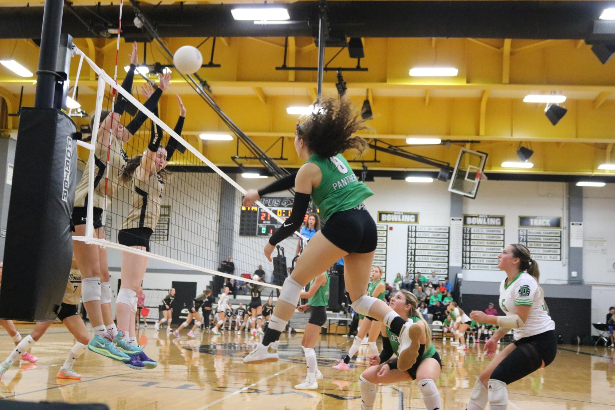 Volleyball vs. Maize South (Photos by Ella Davidson)