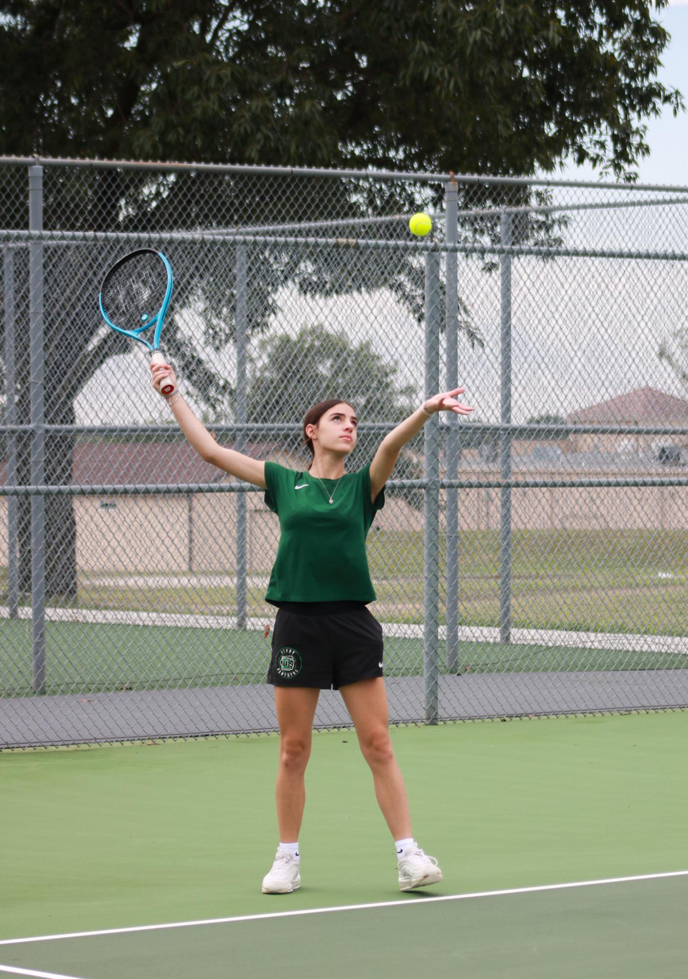 Girls Varsity Tennis Meet (Photos by Abbie Villarreal)