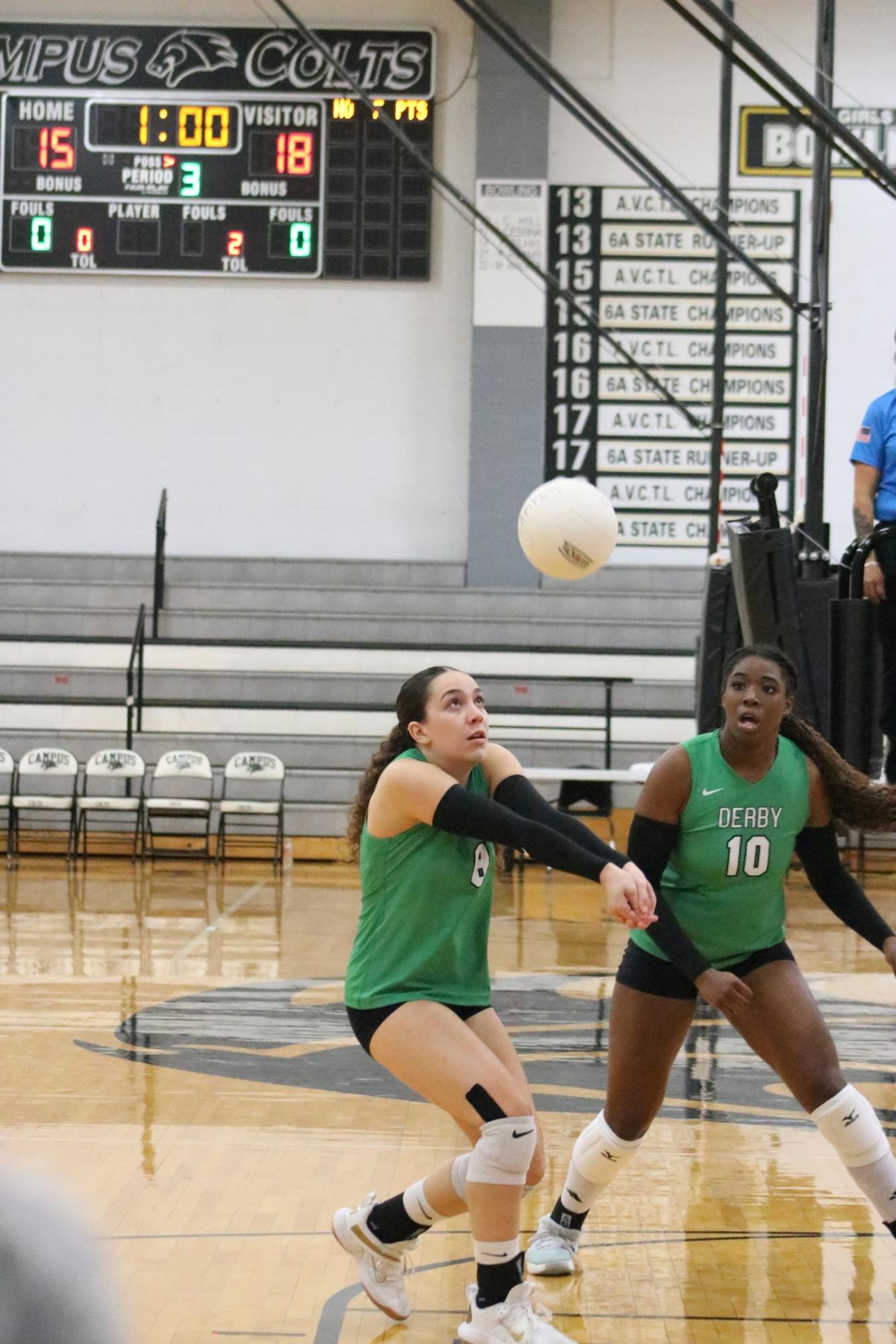 Volleyball vs. Campus (Photos by Ella Davidson)