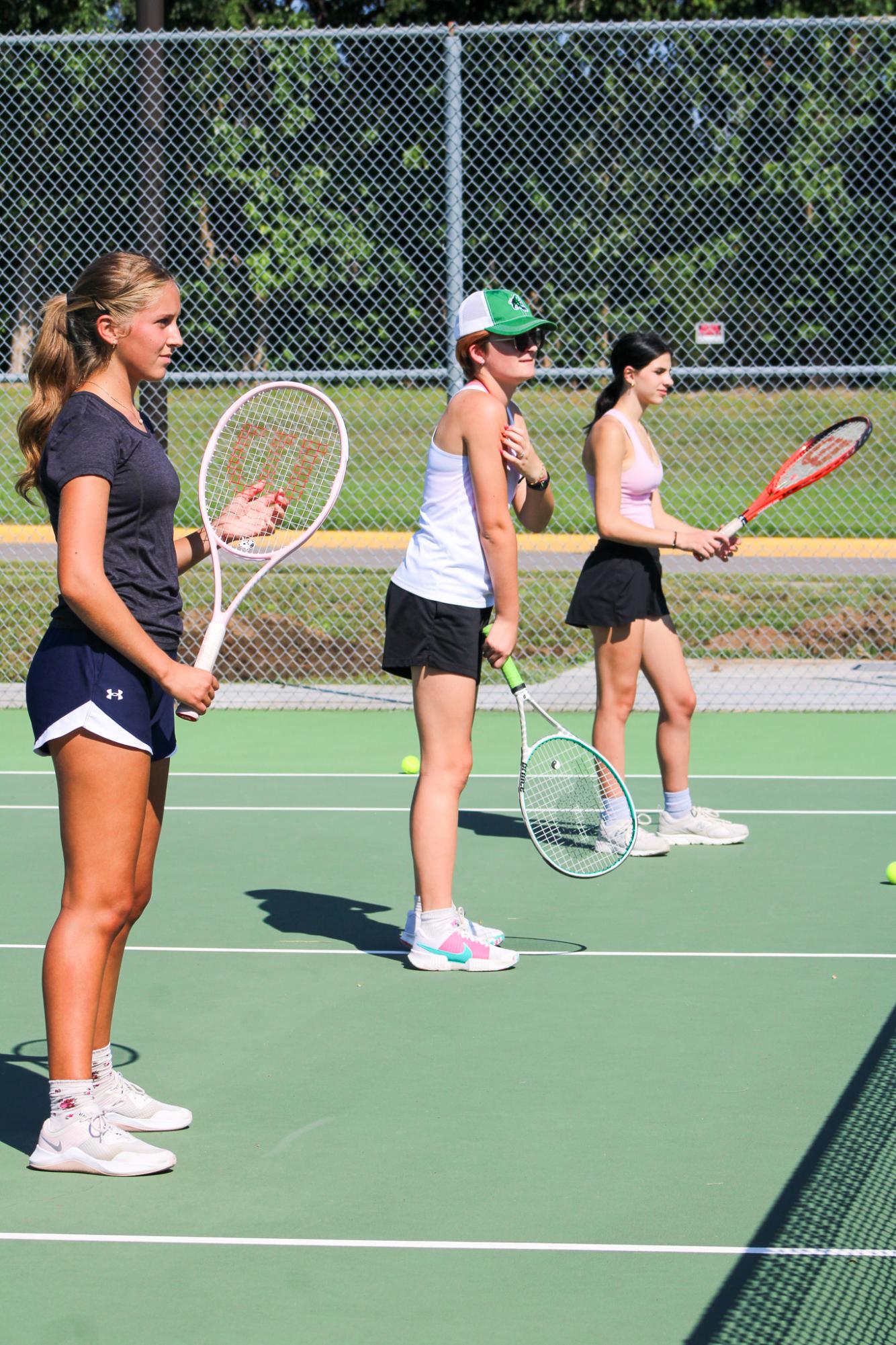 Tennis Practice (Photos by Bella Johnson)